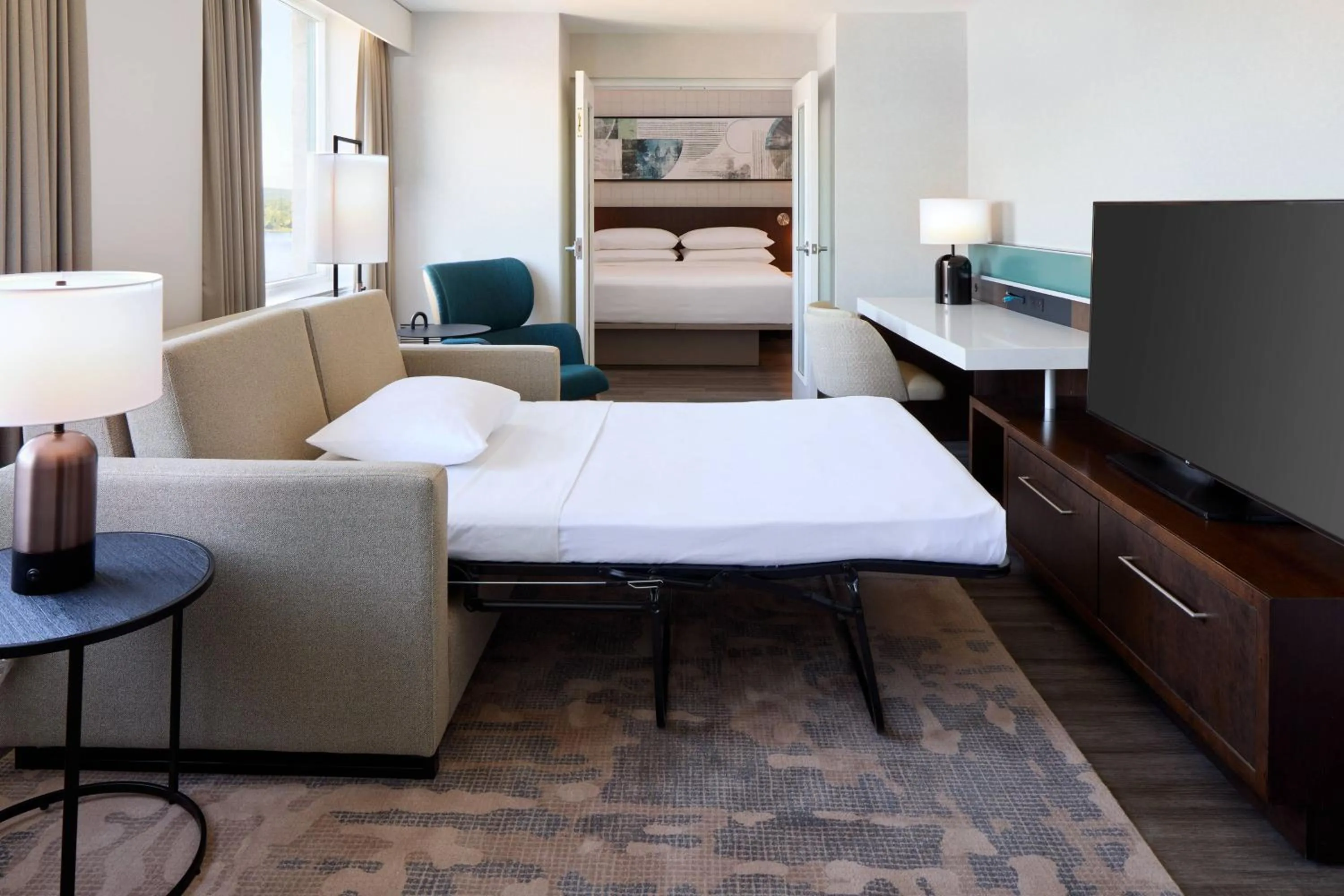 Photo of the whole room, Bed in Delta Hotels by Marriott Fredericton