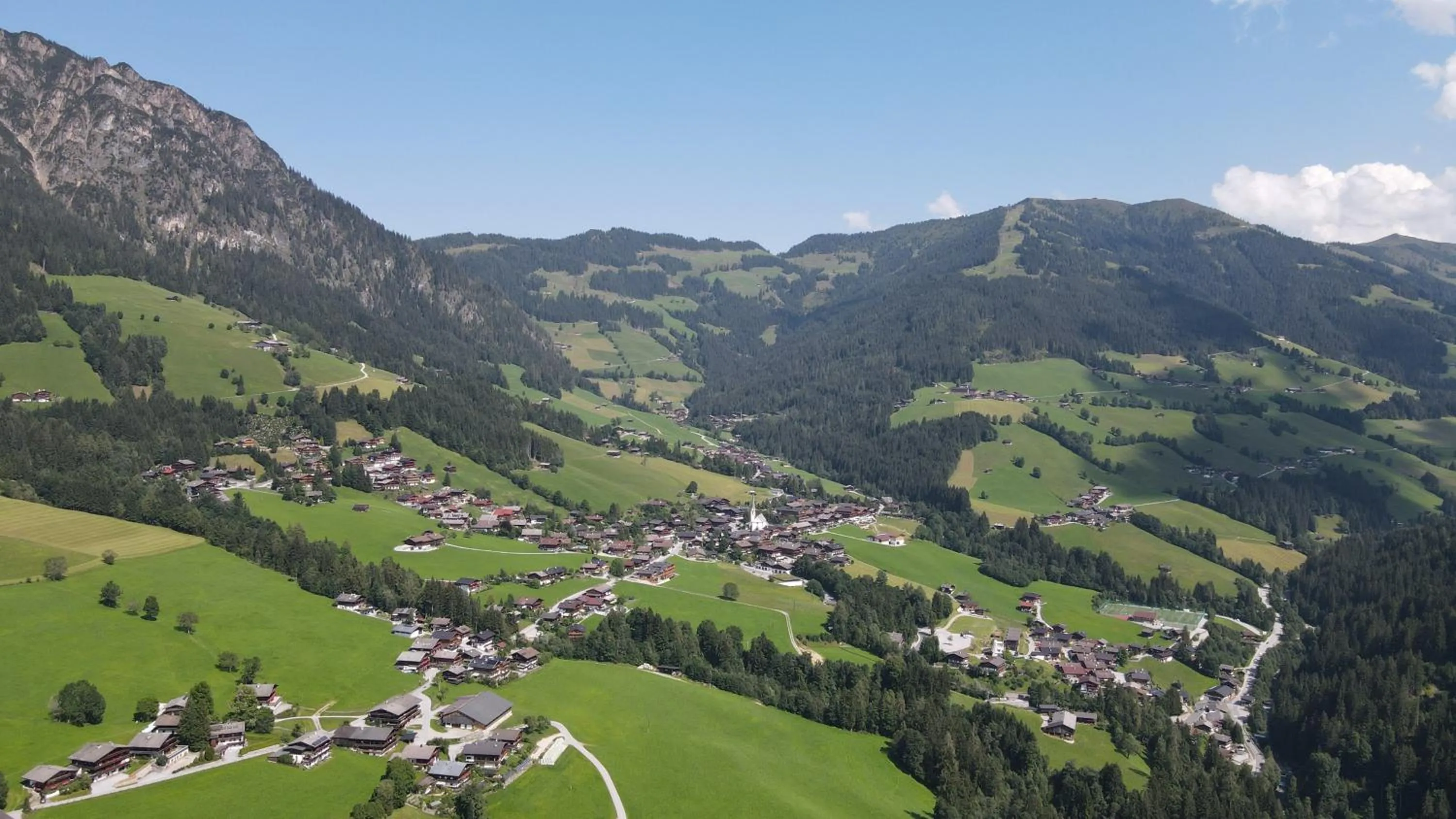Bird's eye view in Appartements Kolberhof