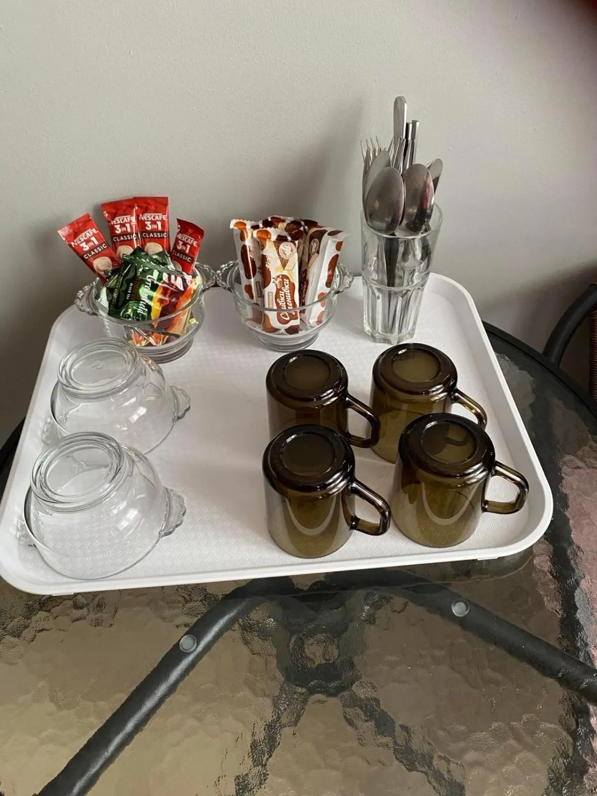 Coffee/tea facilities in Narva Kangelaste 2 Apartments