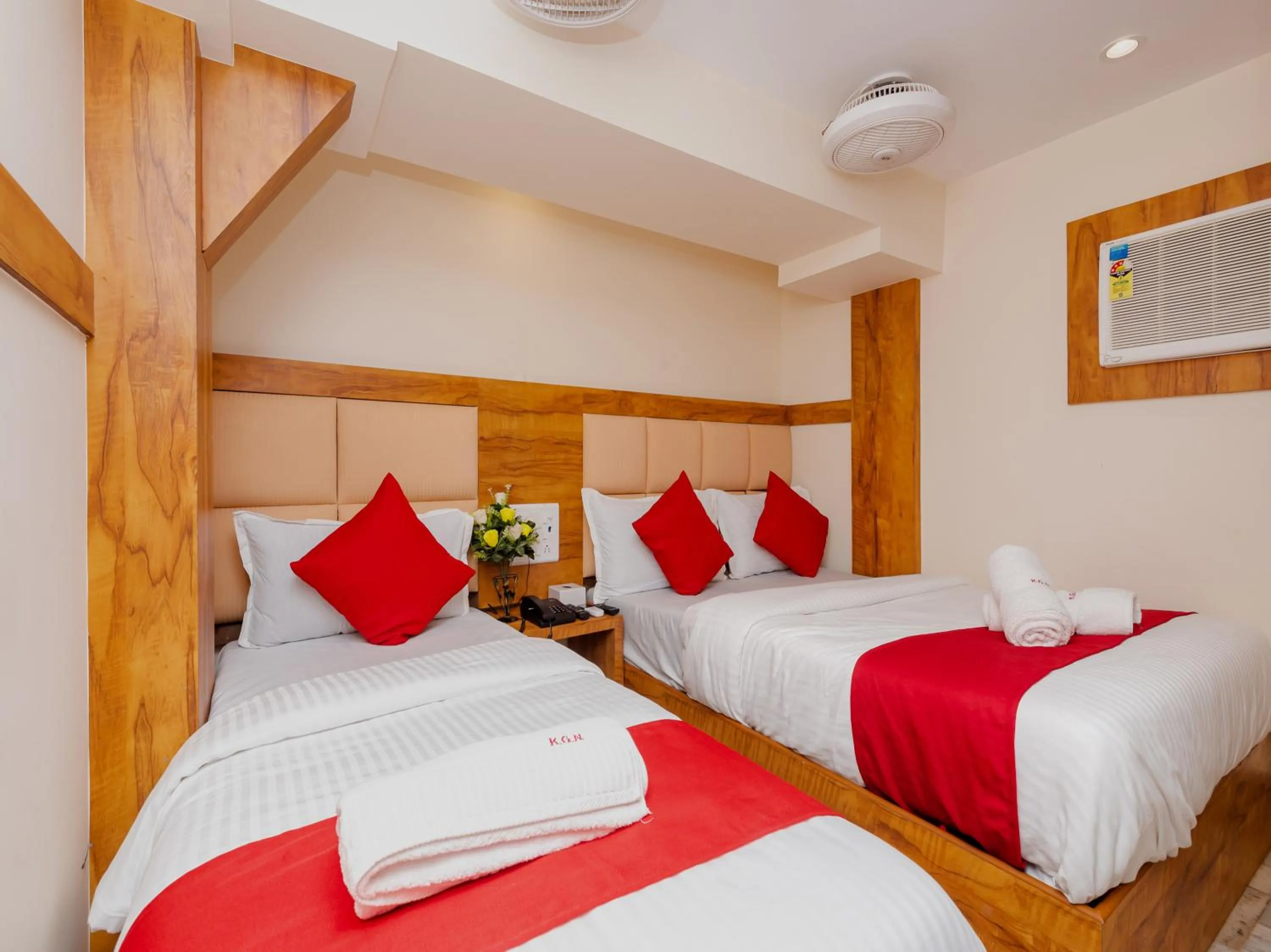 Bed in Hotel KGN Near CST Railway Station Mumbai and Haj House Mumbai Near Crawford Market Mumbai