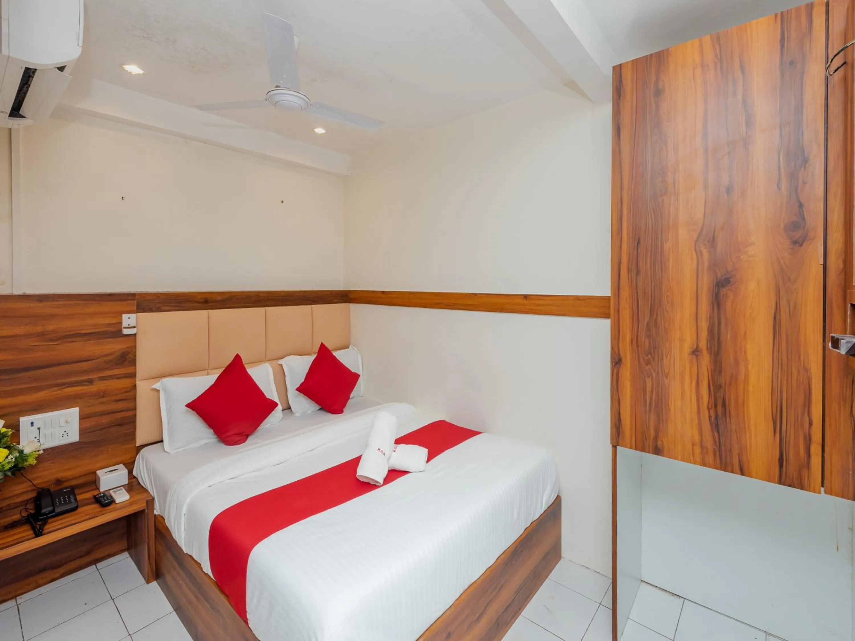 Bed in Hotel KGN Near CST Railway Station Mumbai and Haj House Mumbai Near Crawford Market Mumbai