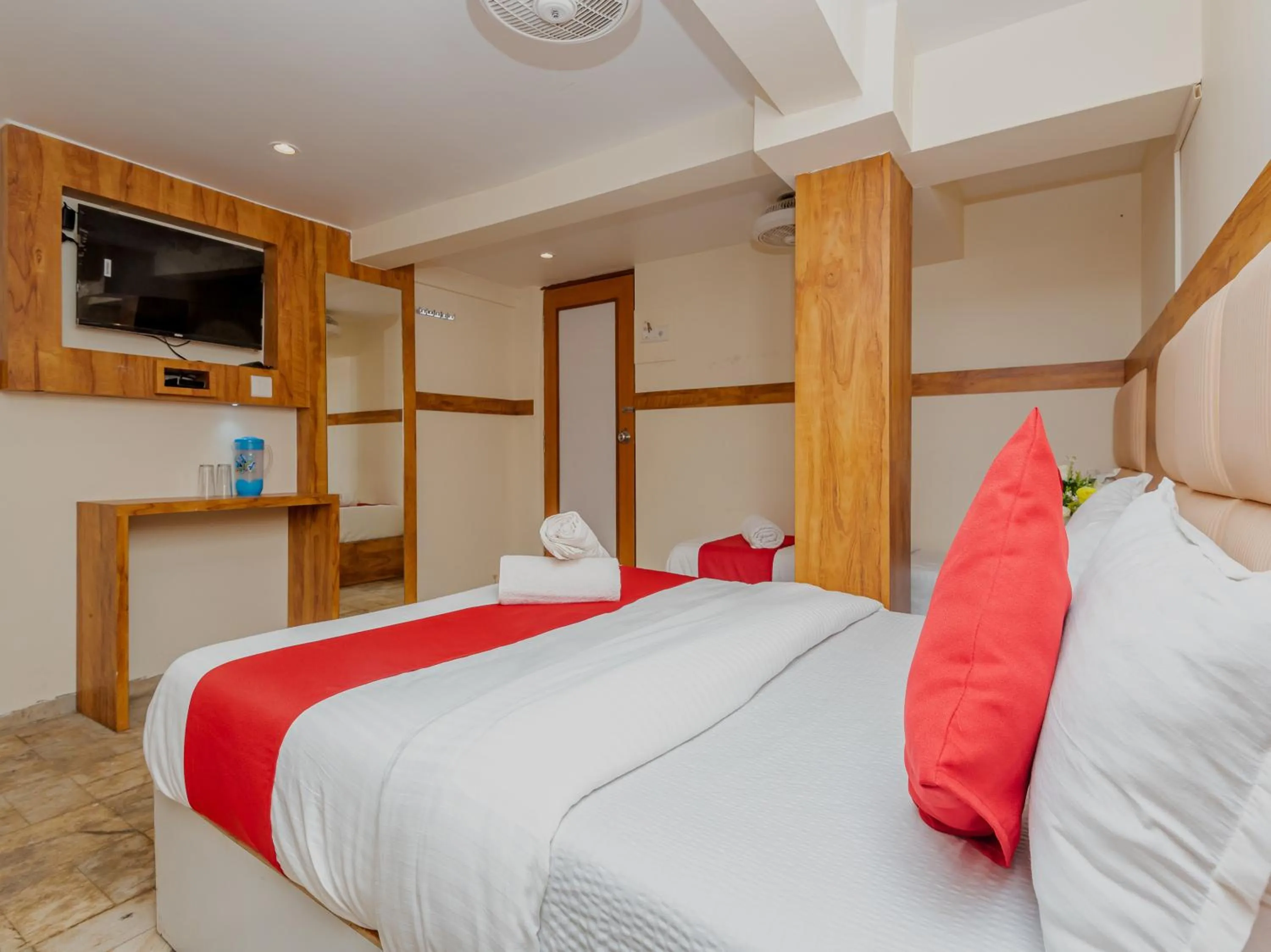 Bed in Hotel KGN Near CST Railway Station Mumbai and Haj House Mumbai Near Crawford Market Mumbai