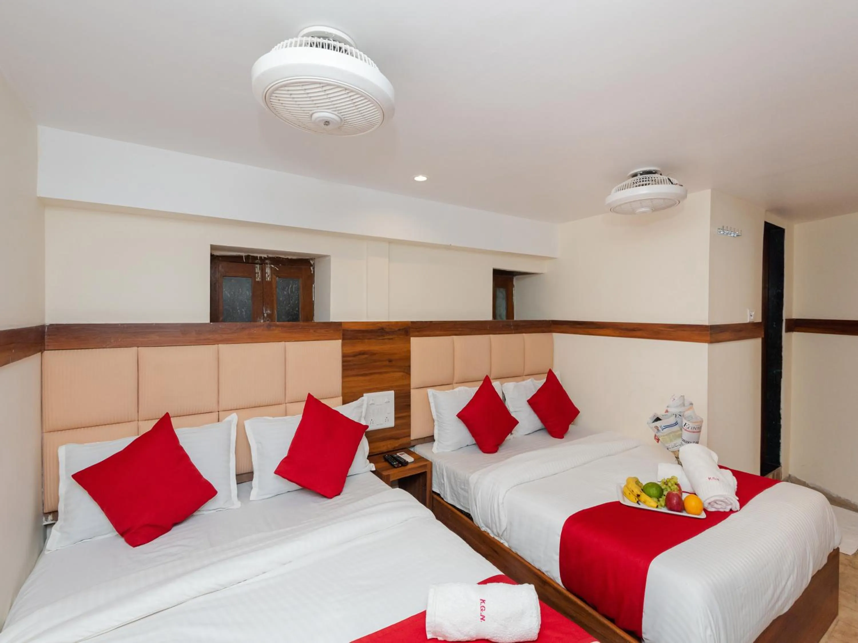 Bed in Hotel KGN Near CST Railway Station Mumbai and Haj House Mumbai Near Crawford Market Mumbai