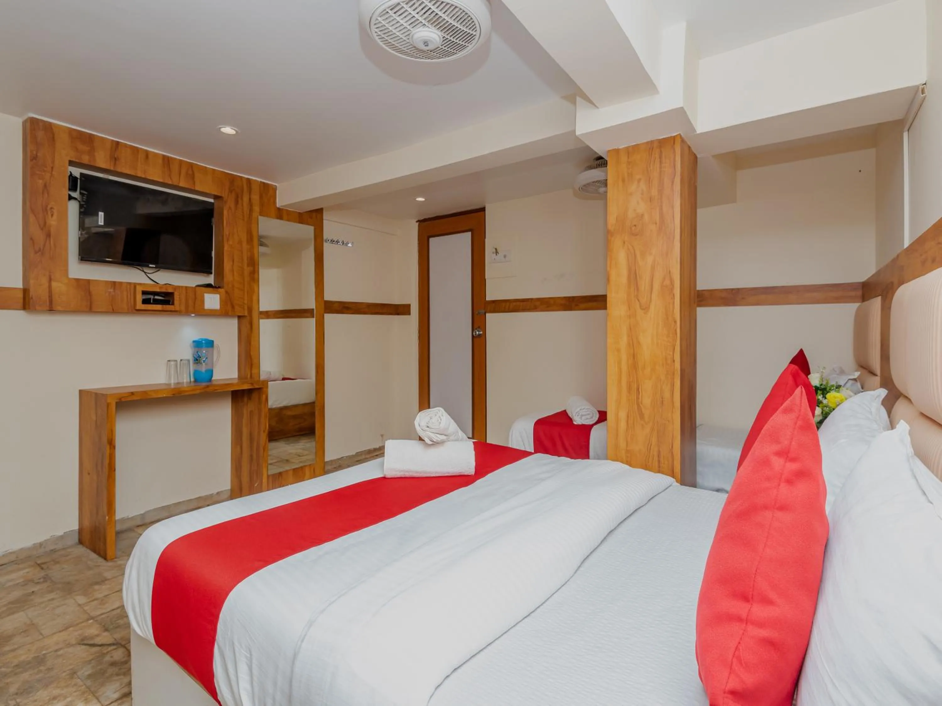 Bed in Hotel KGN Near CST Railway Station Mumbai and Haj House Mumbai Near Crawford Market Mumbai