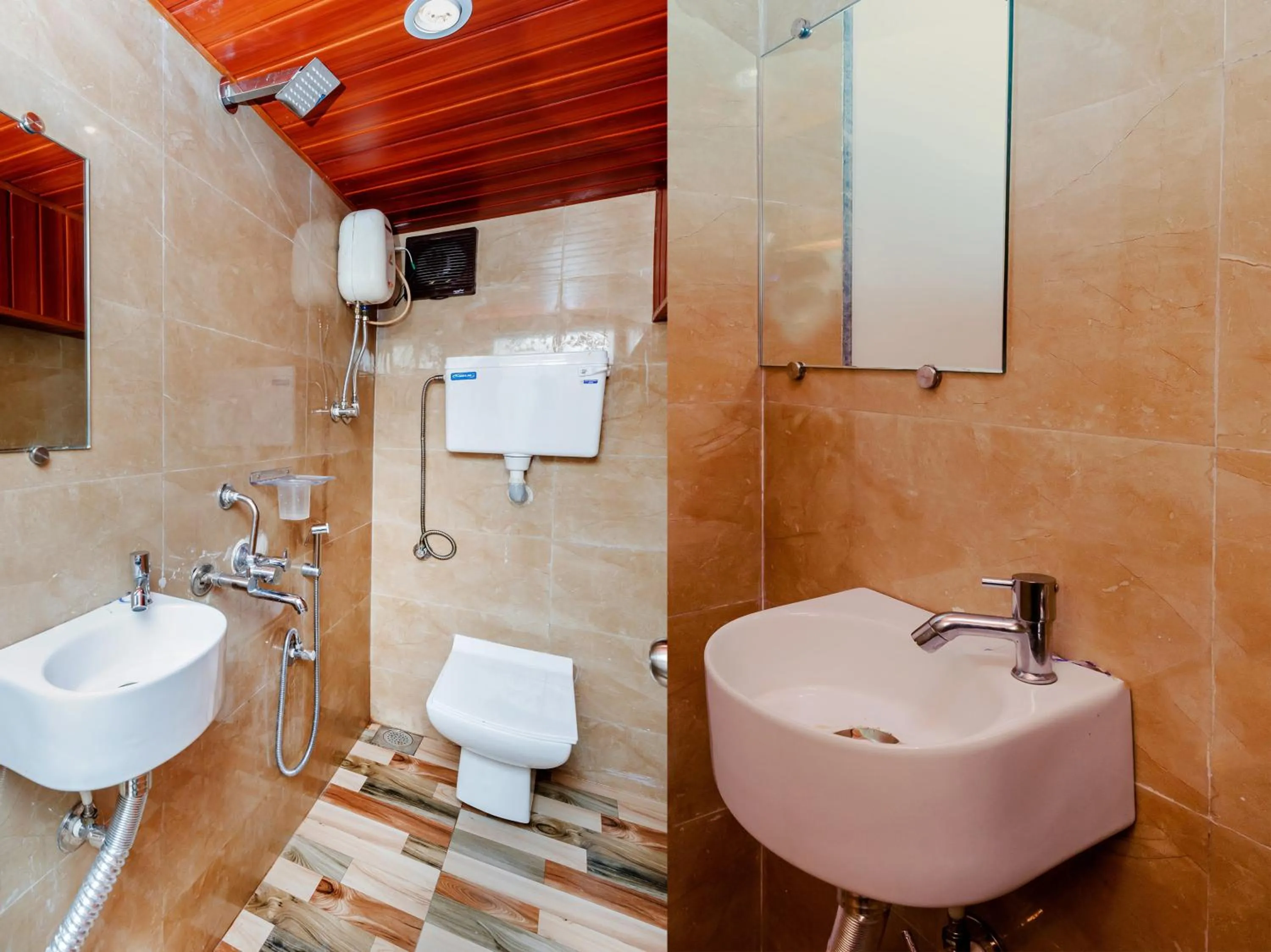 Shower in Hotel KGN Near CST Railway Station Mumbai and Haj House Mumbai Near Crawford Market Mumbai