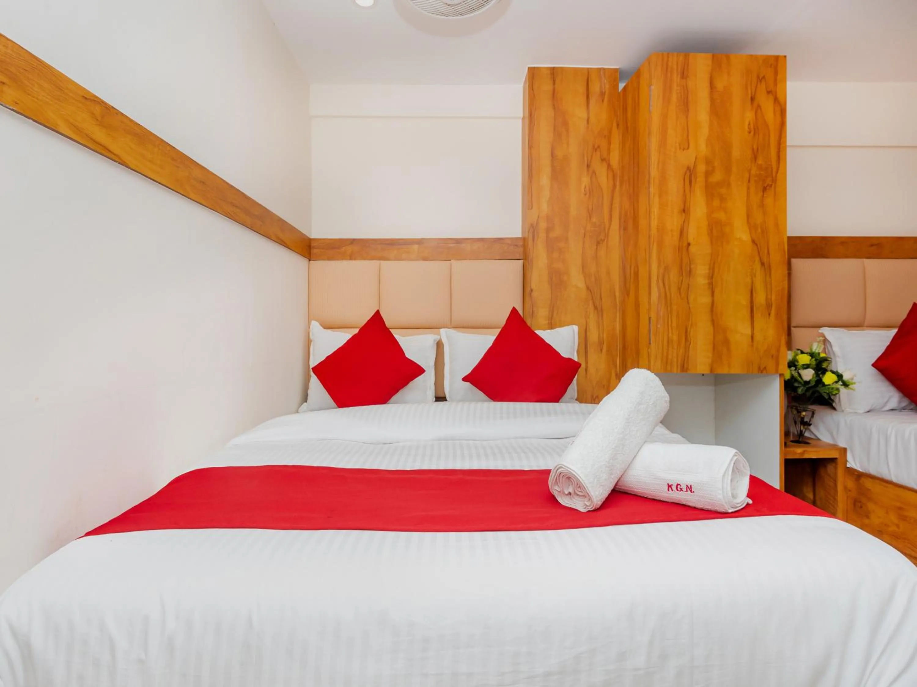 Bed in Hotel KGN Near CST Railway Station Mumbai and Haj House Mumbai Near Crawford Market Mumbai