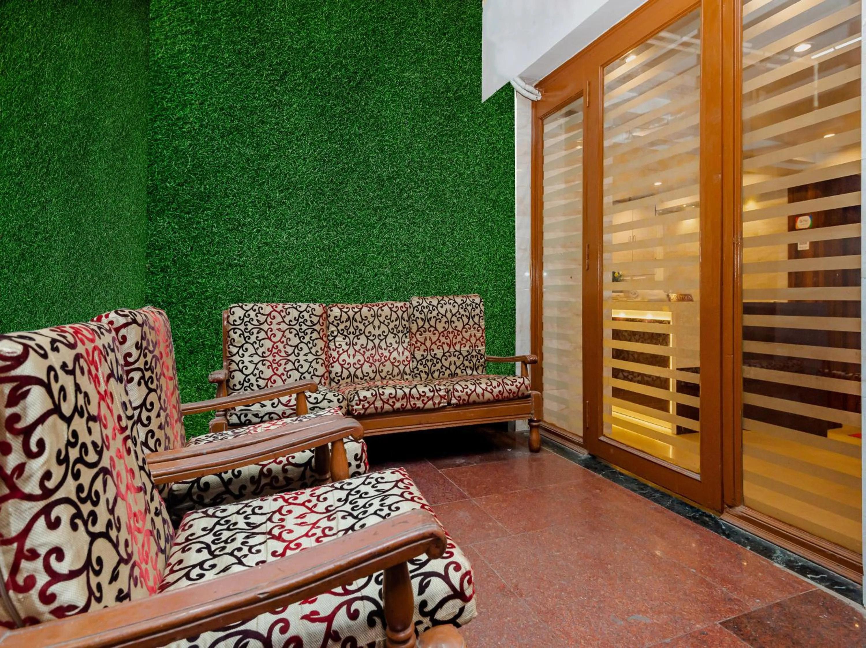 Seating area in Hotel KGN Near CST Railway Station Mumbai and Haj House Mumbai Near Crawford Market Mumbai