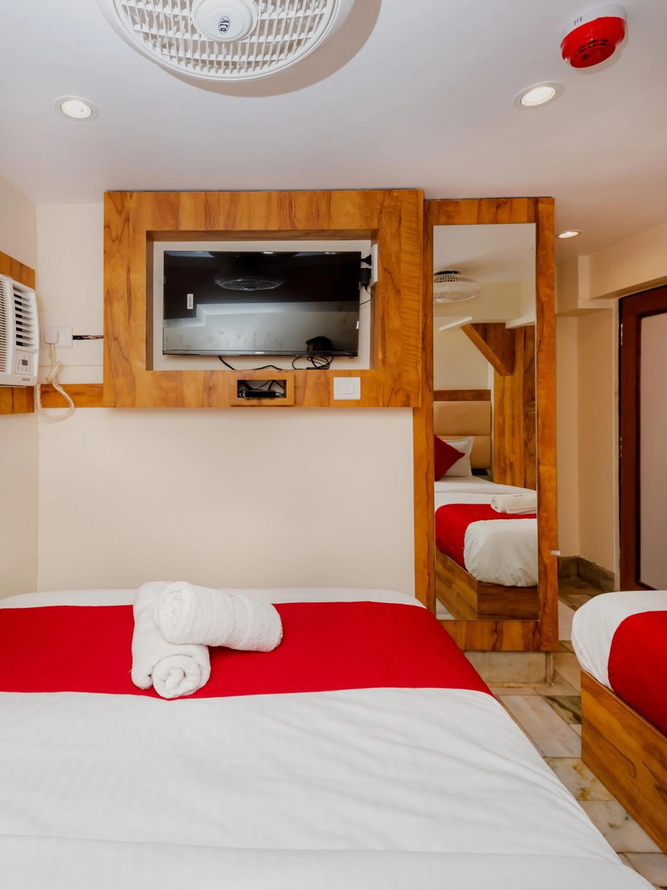 Bed in Hotel KGN Near CST Railway Station Mumbai and Haj House Mumbai Near Crawford Market Mumbai