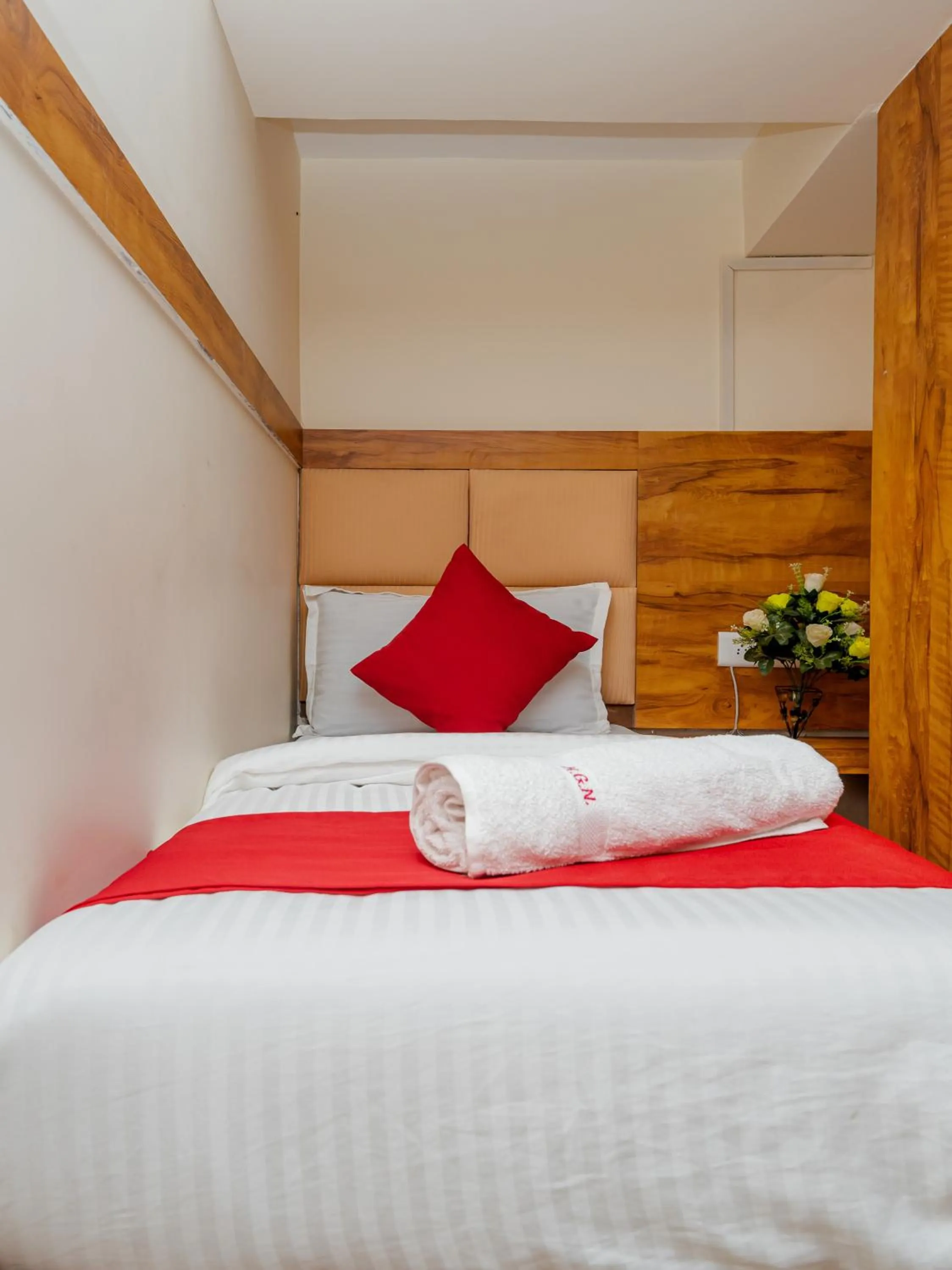 Bed in Hotel KGN Near CST Railway Station Mumbai and Haj House Mumbai Near Crawford Market Mumbai