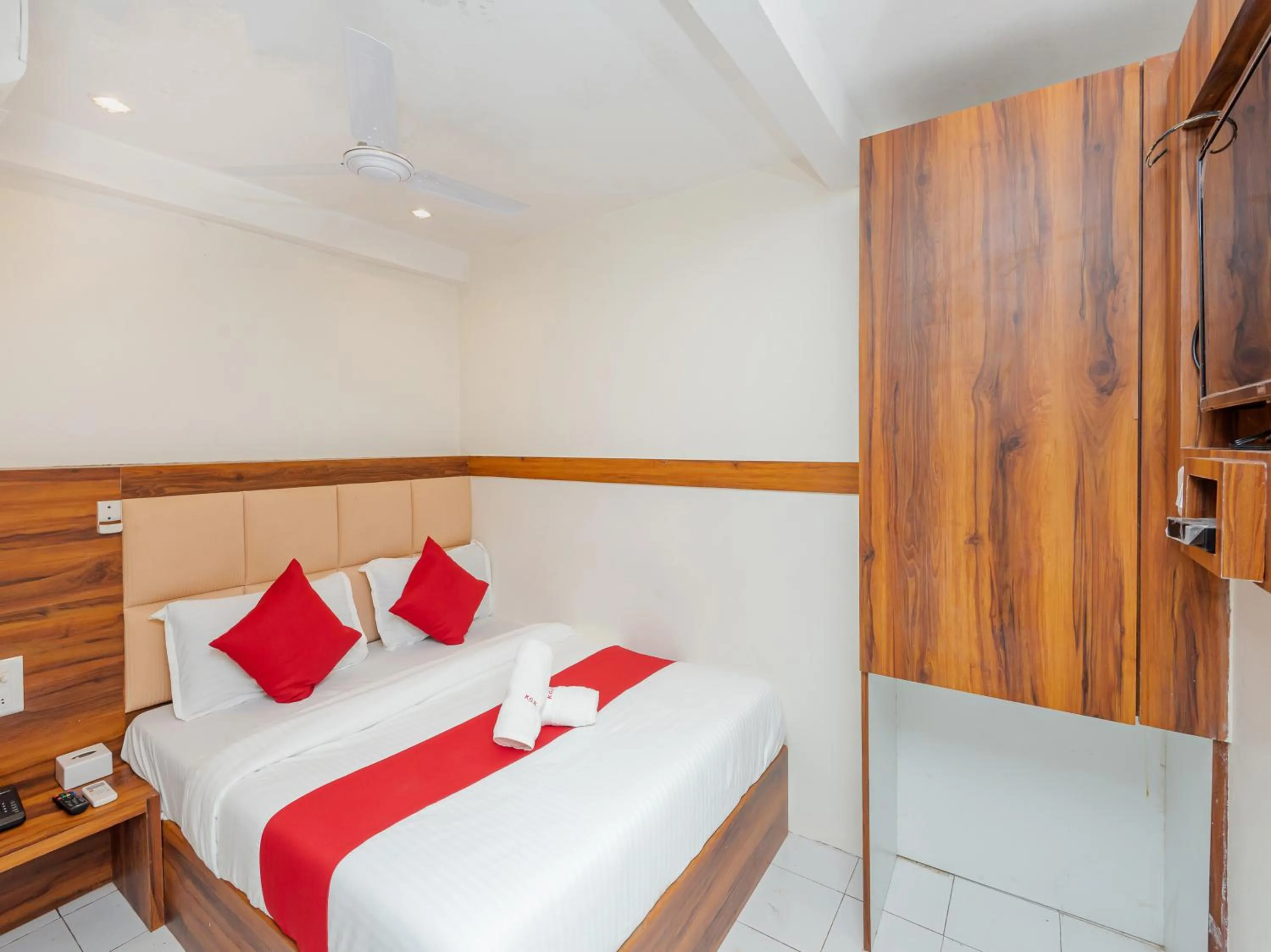 Bed in Hotel KGN Near CST Railway Station Mumbai and Haj House Mumbai Near Crawford Market Mumbai