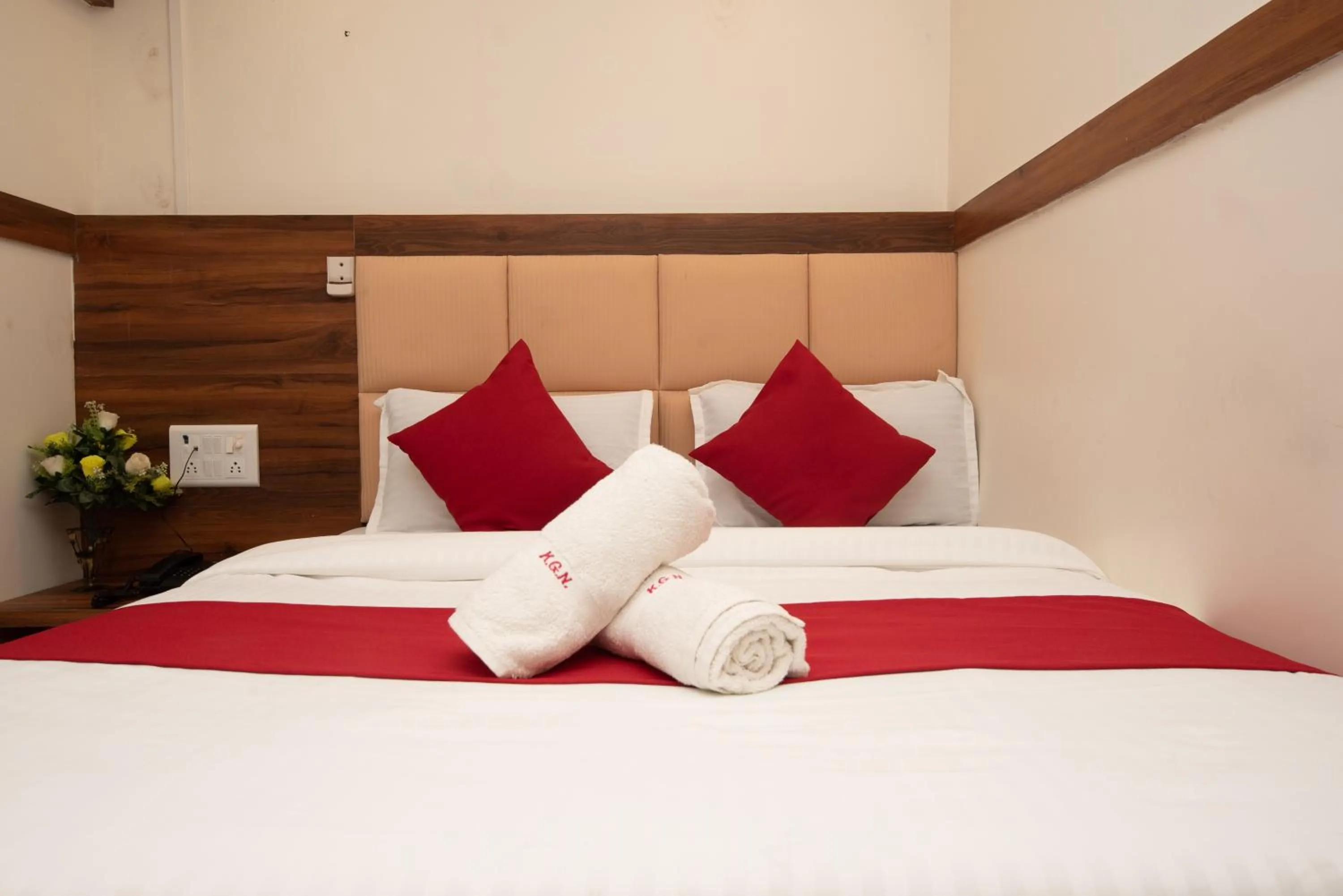 Bed in Hotel KGN Near CST Railway Station Mumbai and Haj House Mumbai Near Crawford Market Mumbai