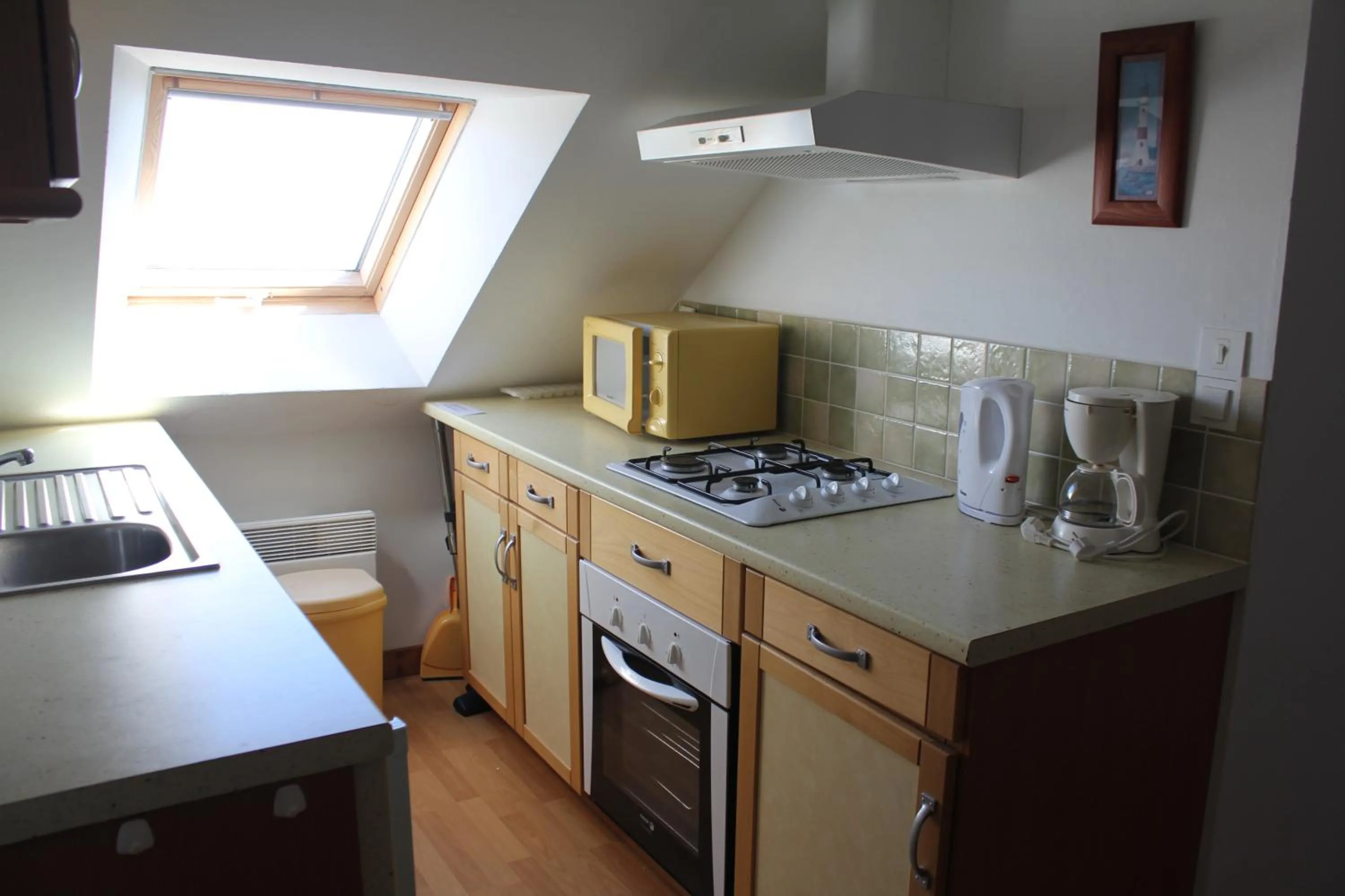 Kitchen or kitchenette in Residence Beau Rivage Brehec