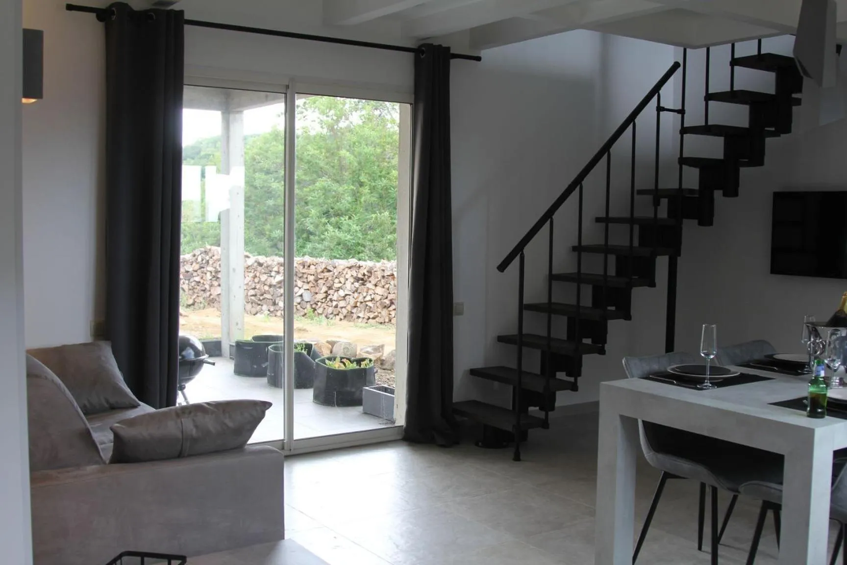 Living room in Residence Beau Rivage Brehec