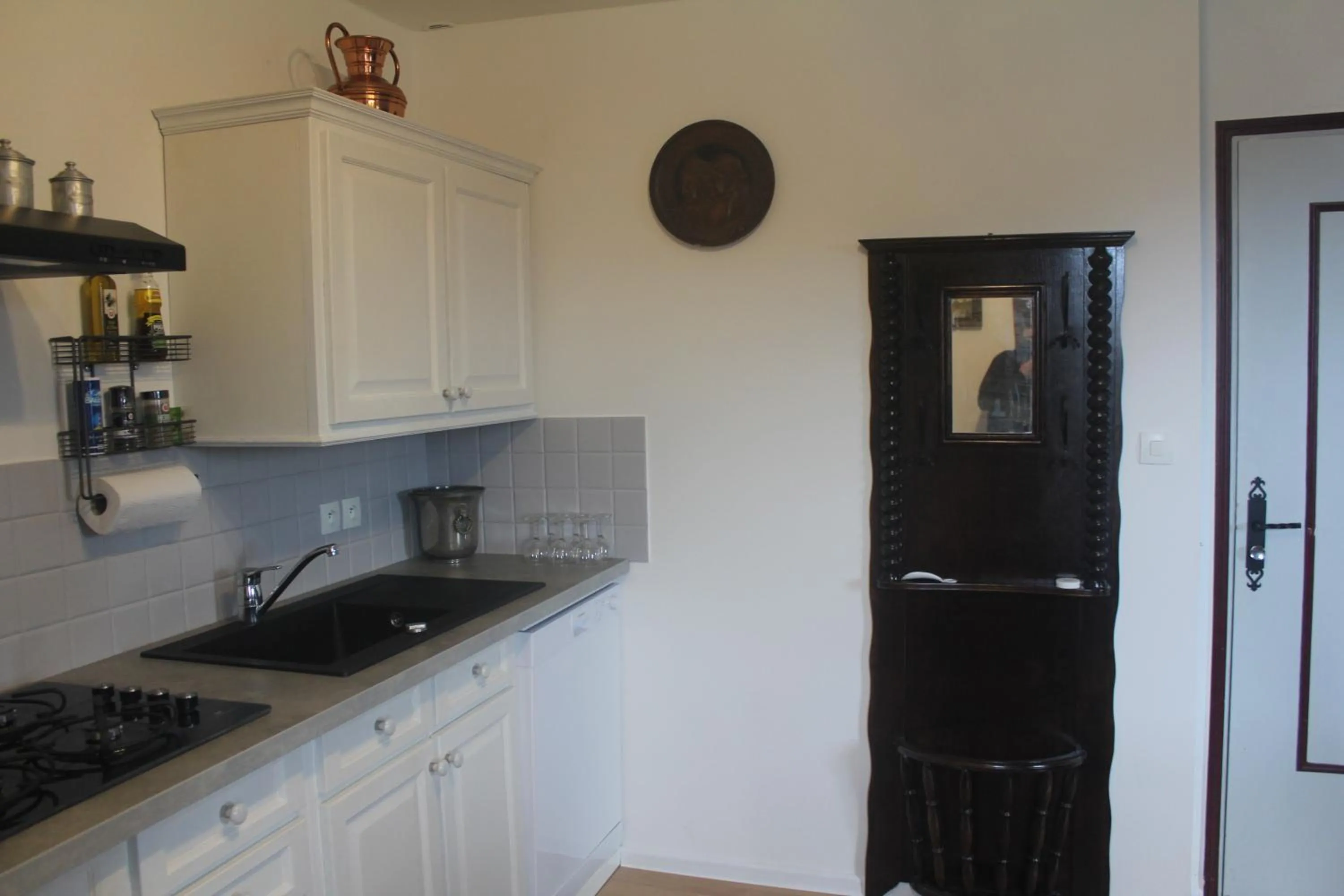 Kitchen or kitchenette in Residence Beau Rivage Brehec