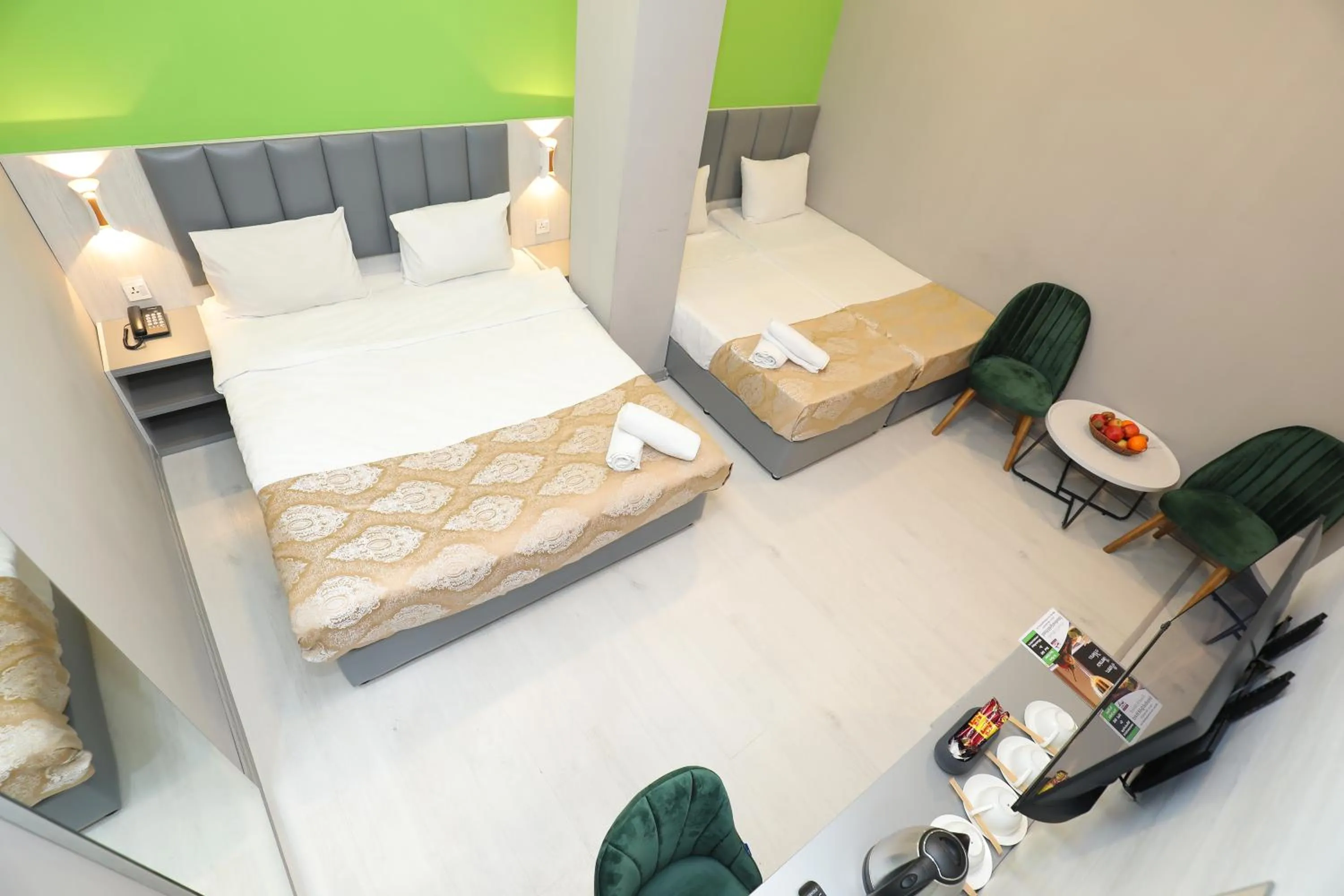 Bed in Istanbul Gold Hotel Baku