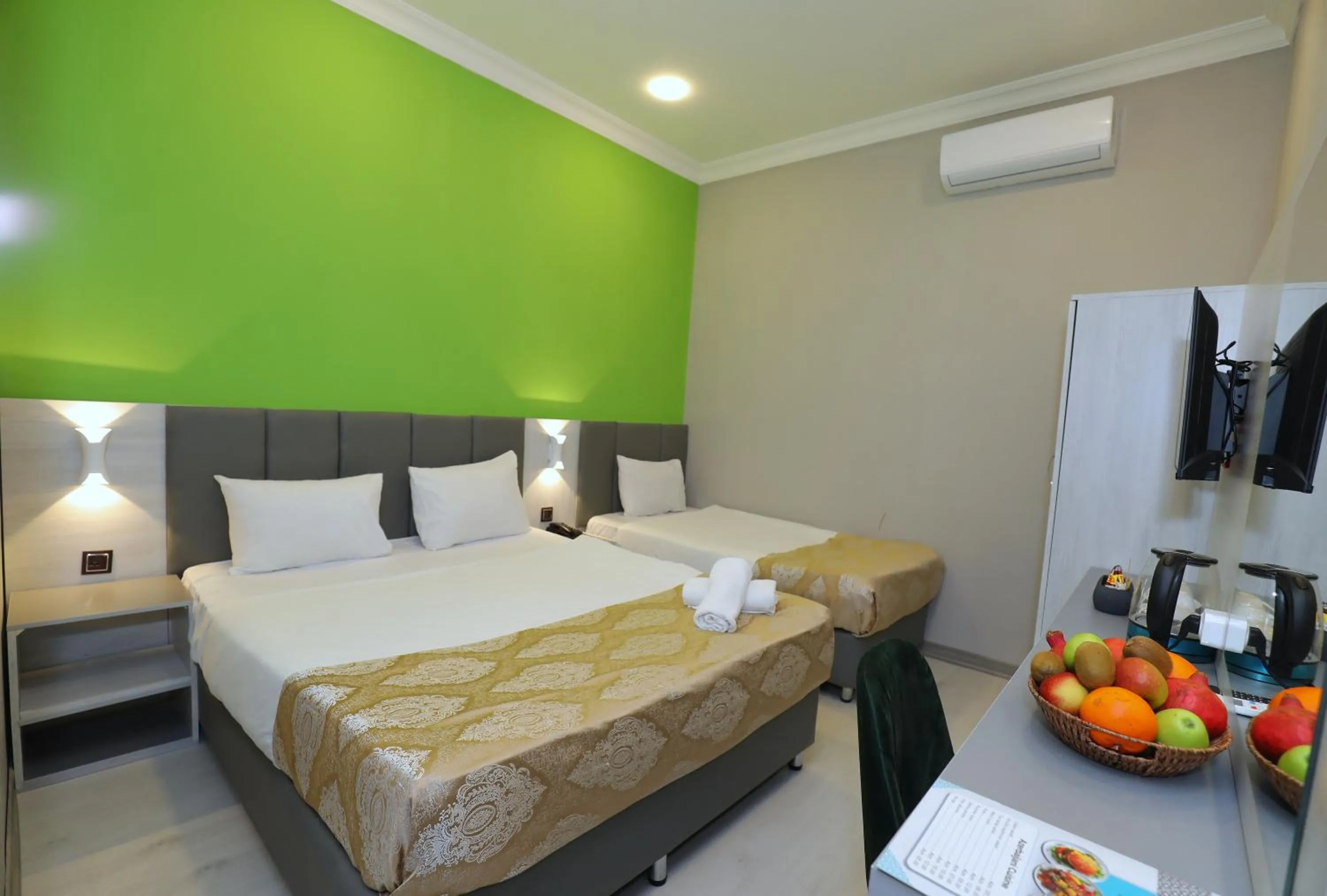 Photo of the whole room, Bed in Istanbul Gold Hotel Baku