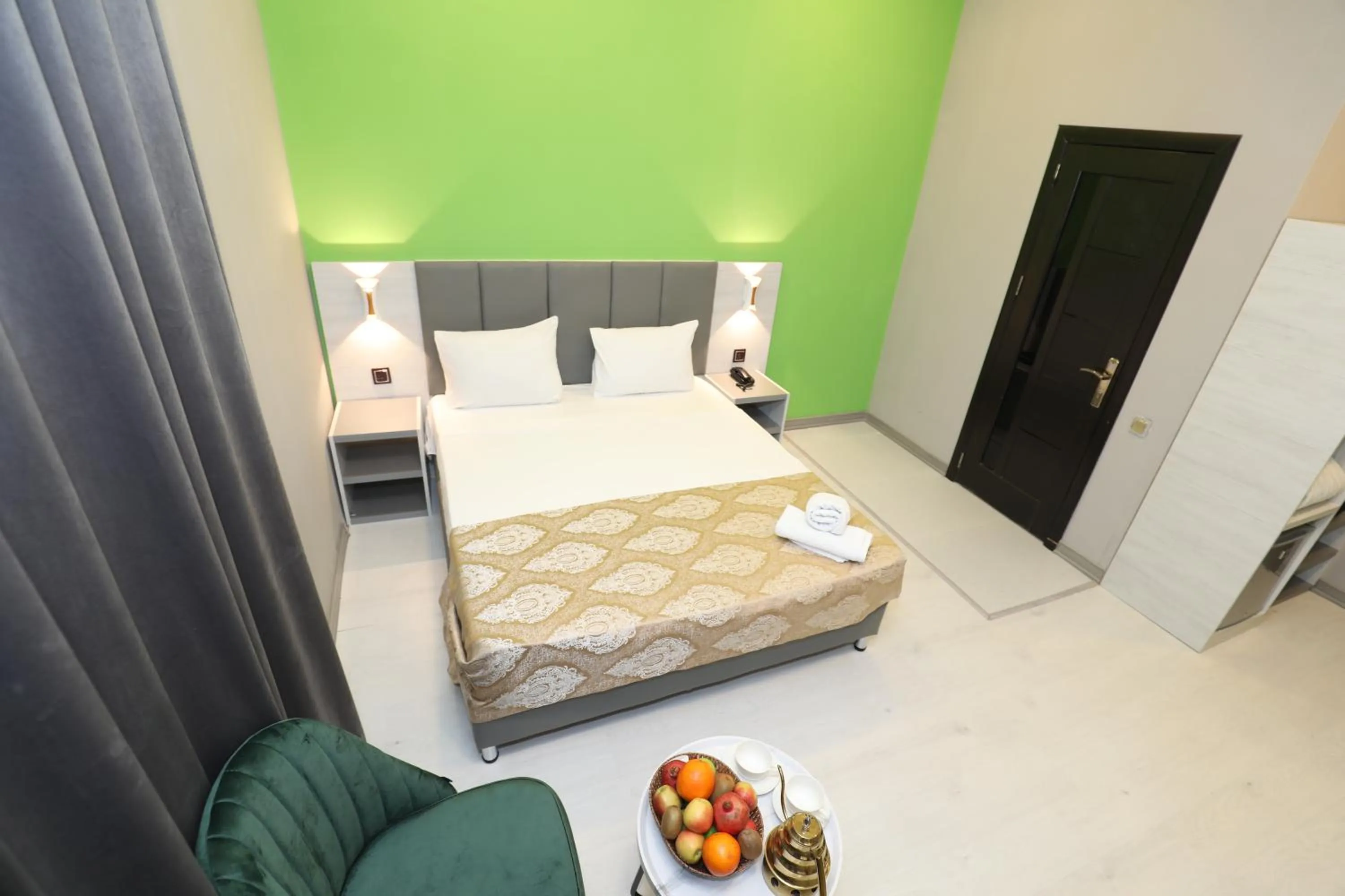 Bed in Istanbul Gold Hotel Baku