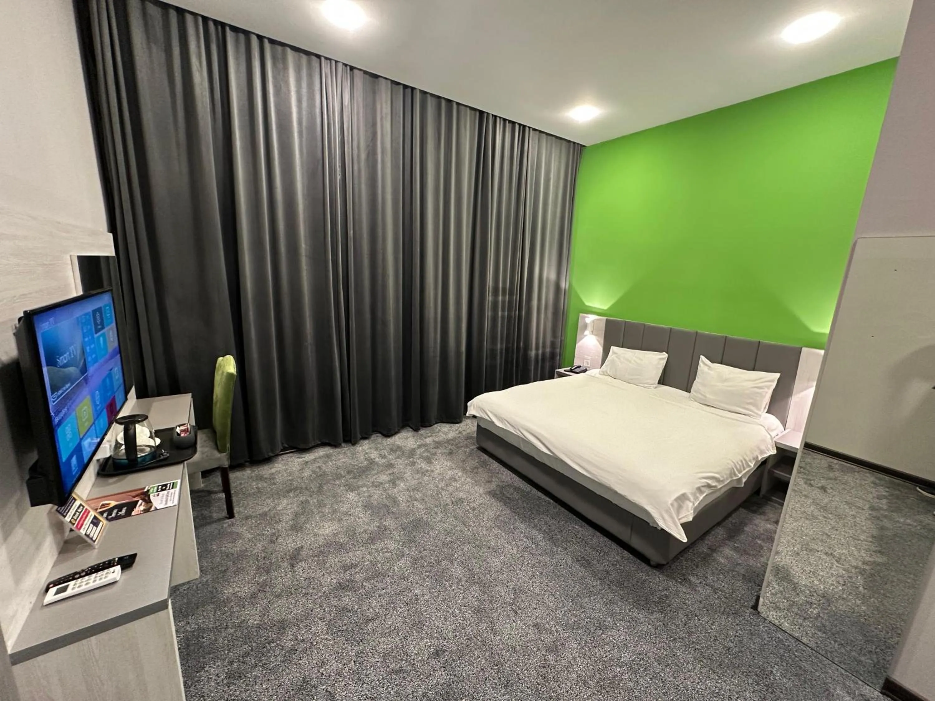 Bed in Istanbul Gold Hotel Baku