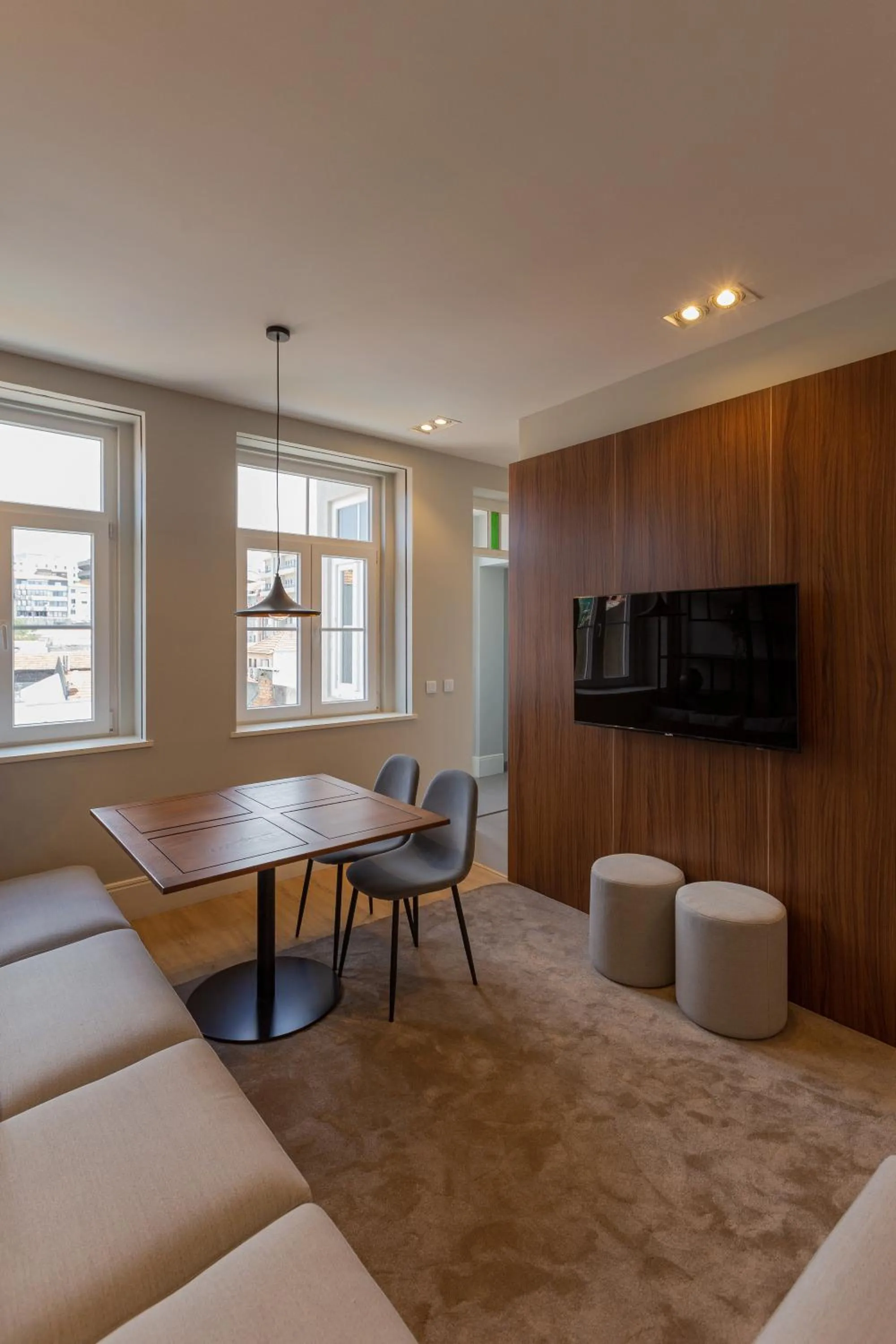 Seating area in ORM - Bolhao Apartments