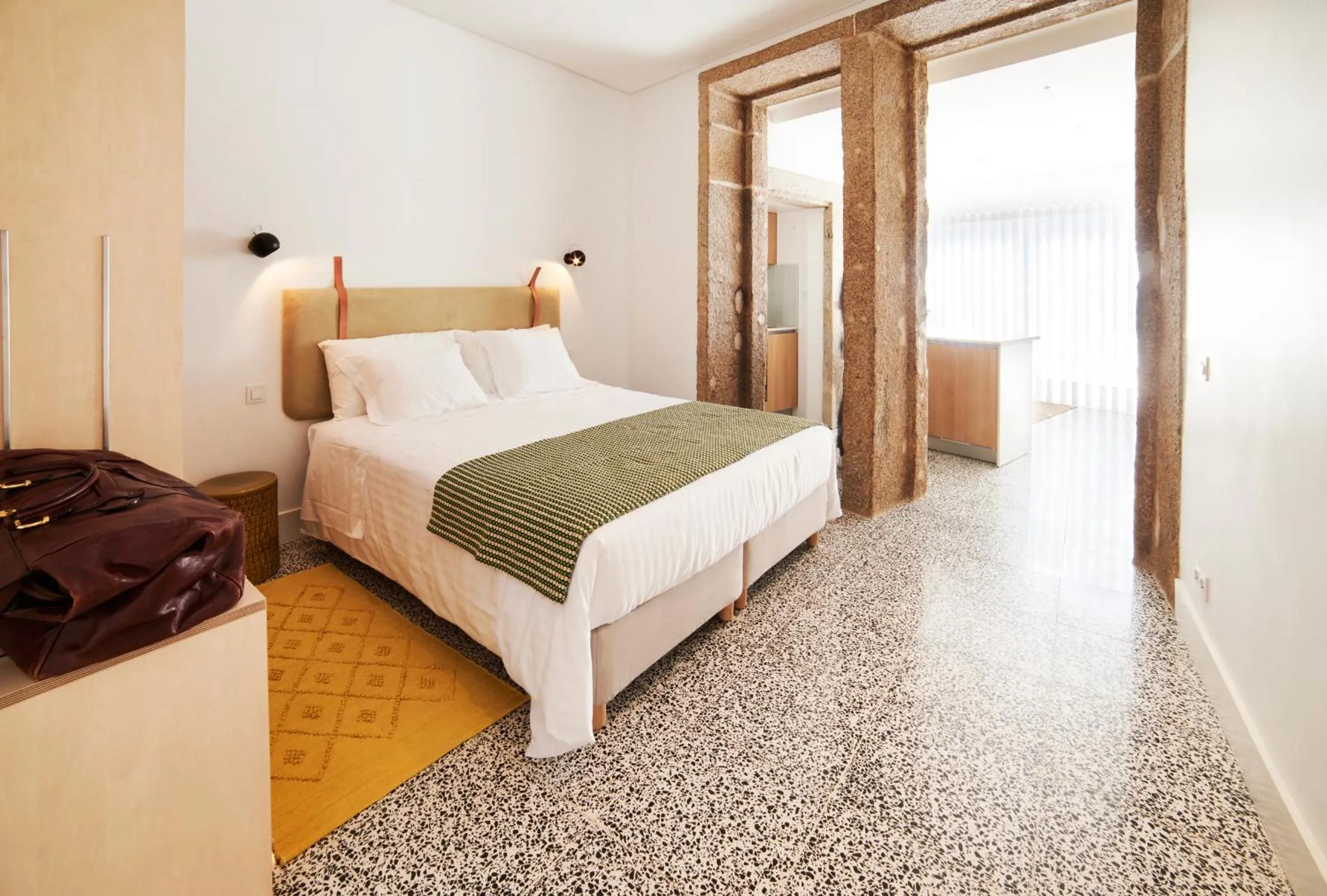 Bed in Pause Apartments