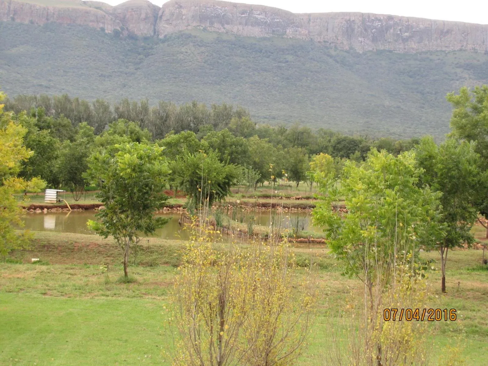 Lake view in Millstream Inn guest house
