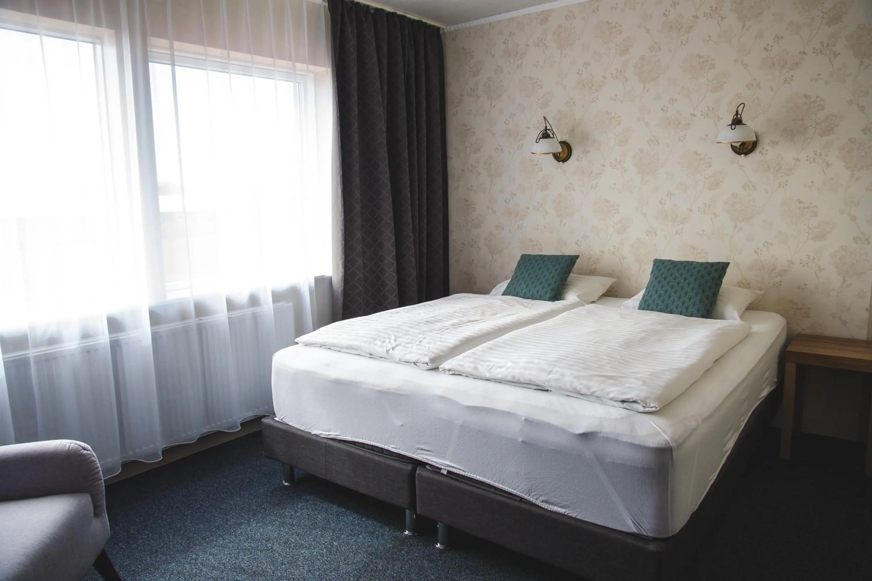 Bedroom, Bed in Hótel Dyrhólaey