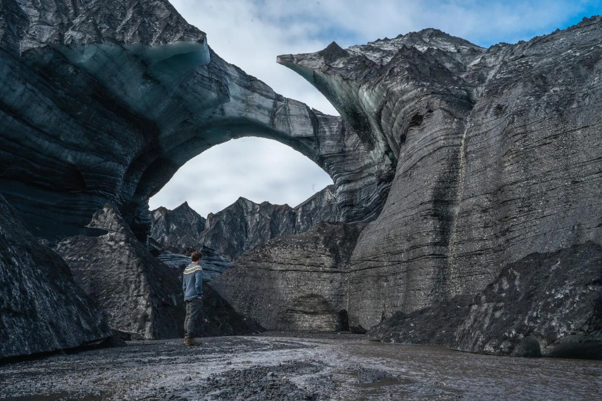 Natural landscape in Hótel Dyrhólaey