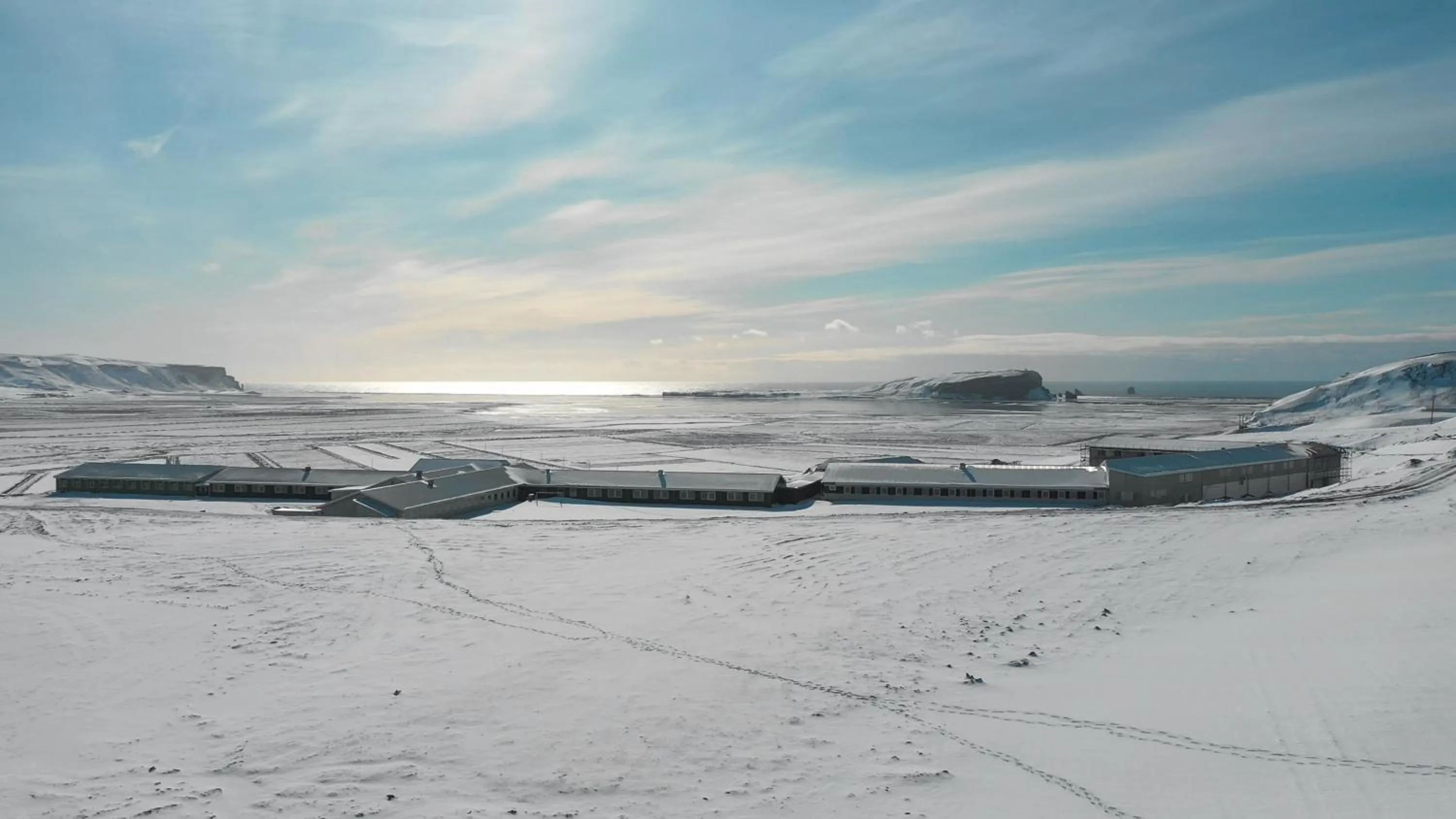 Natural landscape in Hótel Dyrhólaey