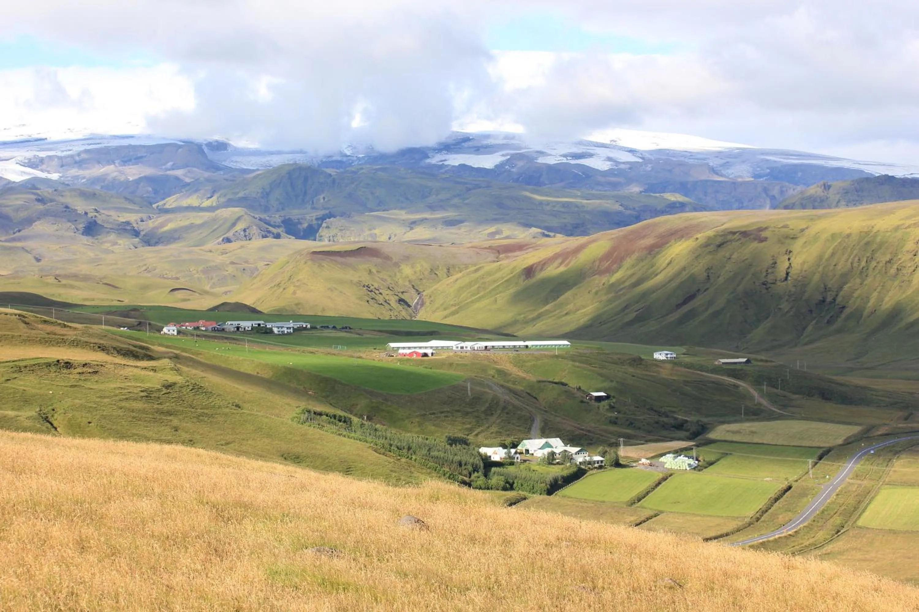 Natural landscape in Hótel Dyrhólaey