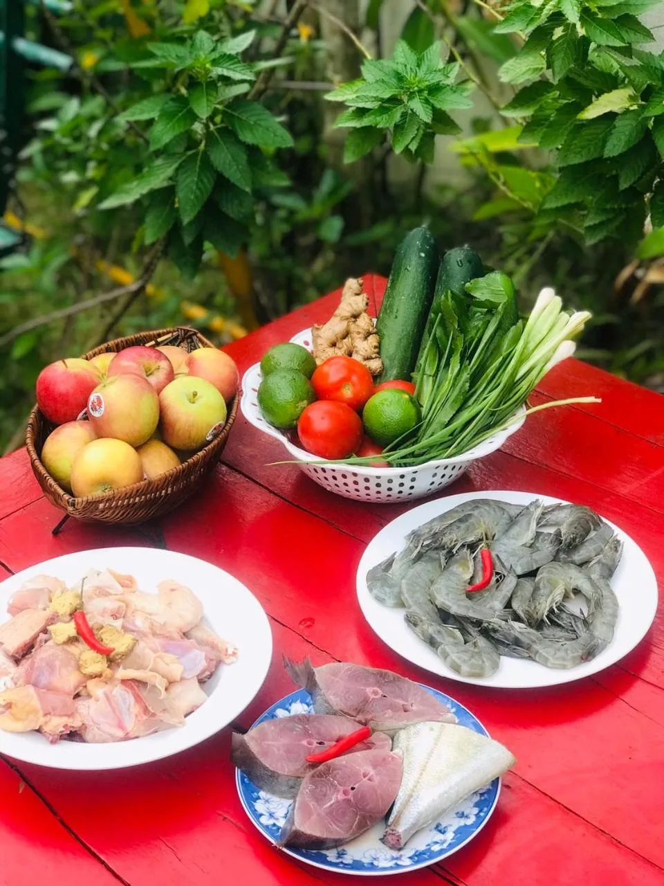 Breakfast in AnBang Morning Glory Beach Homestay 호이안 안방비치 숙소호텔