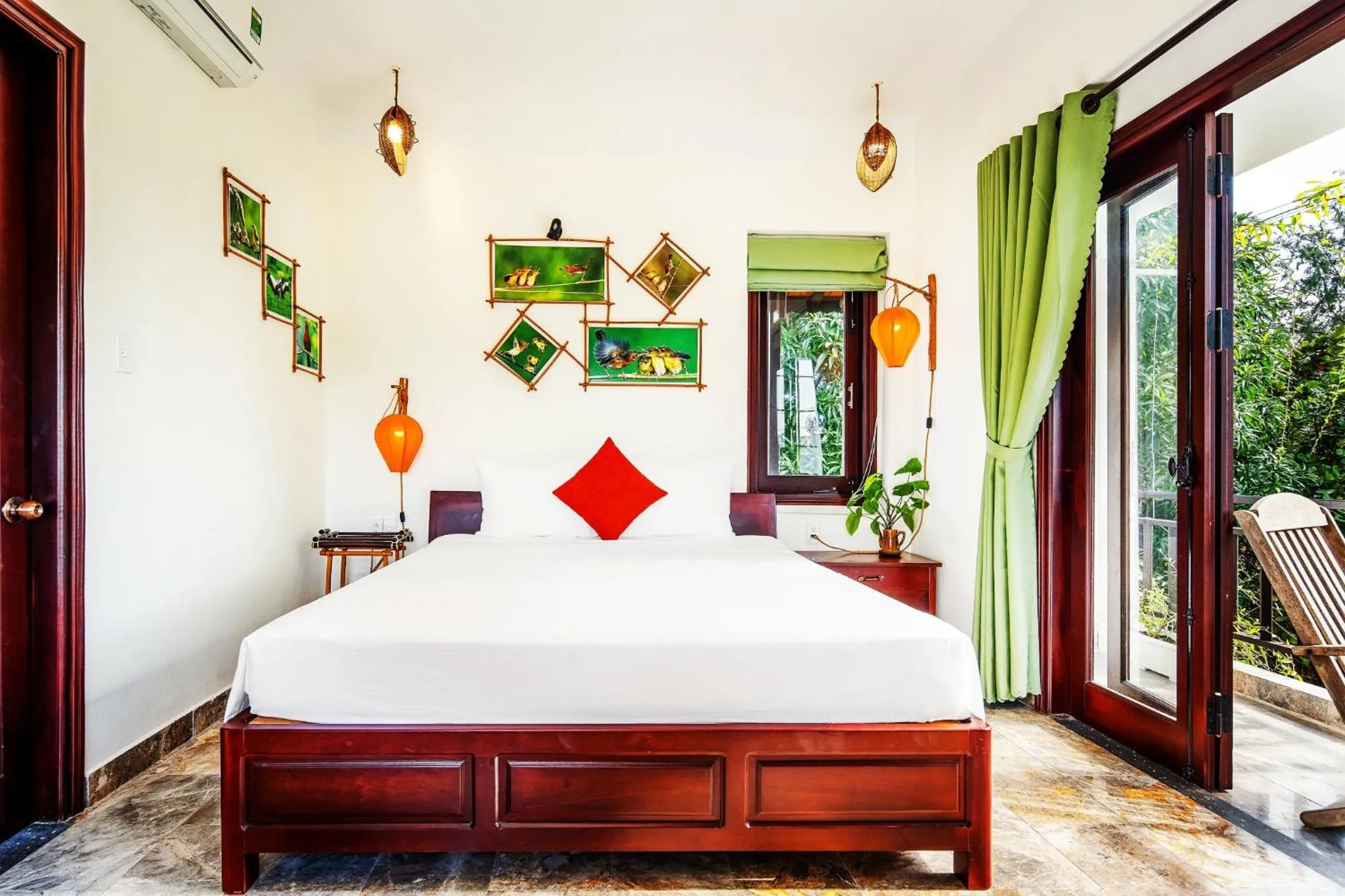 Coffee/tea facilities, Bed in AnBang Morning Glory Beach Homestay 호이안 안방비치 숙소호텔