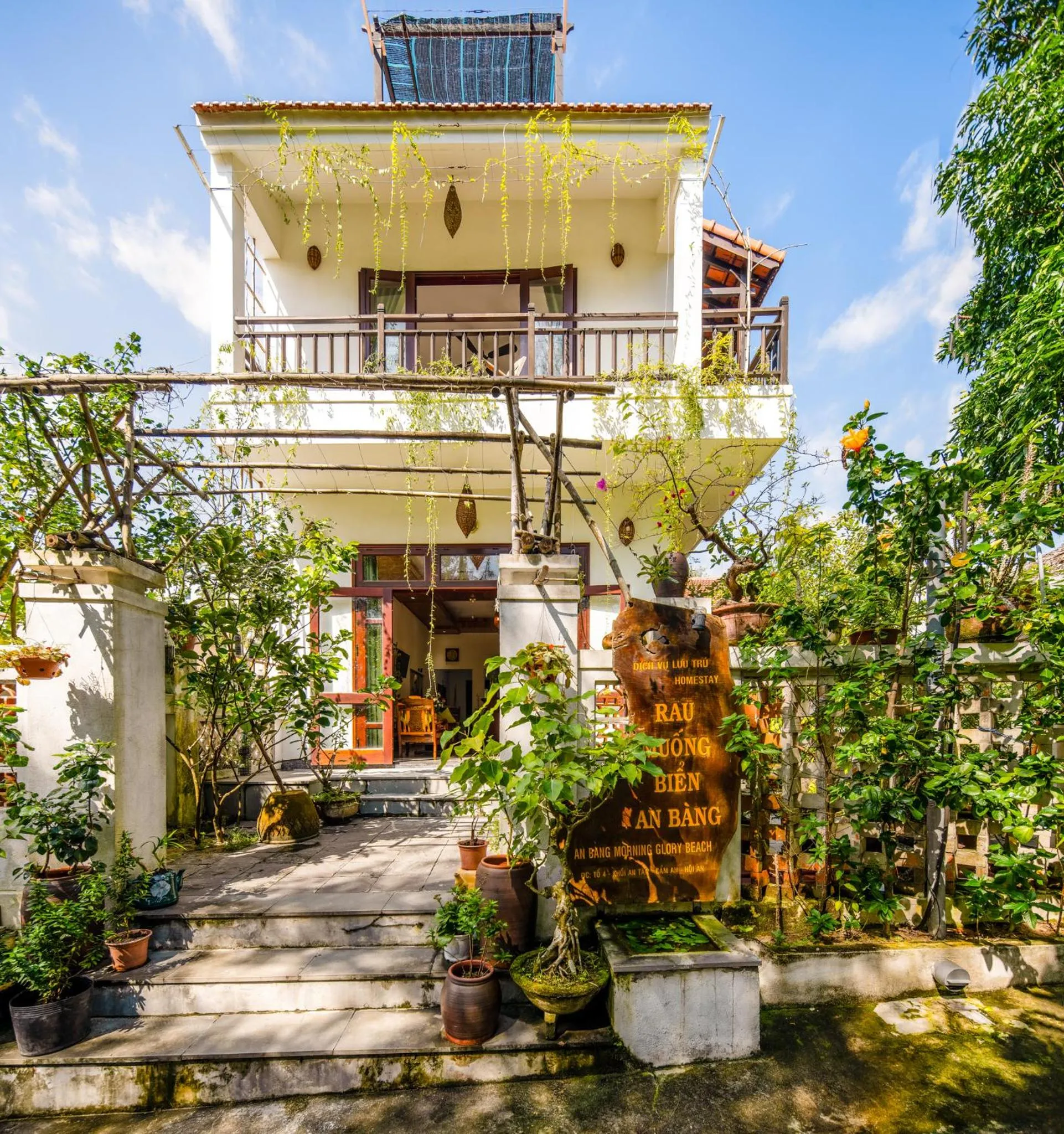 Property building in AnBang Morning Glory Beach Homestay 호이안 안방비치 숙소호텔