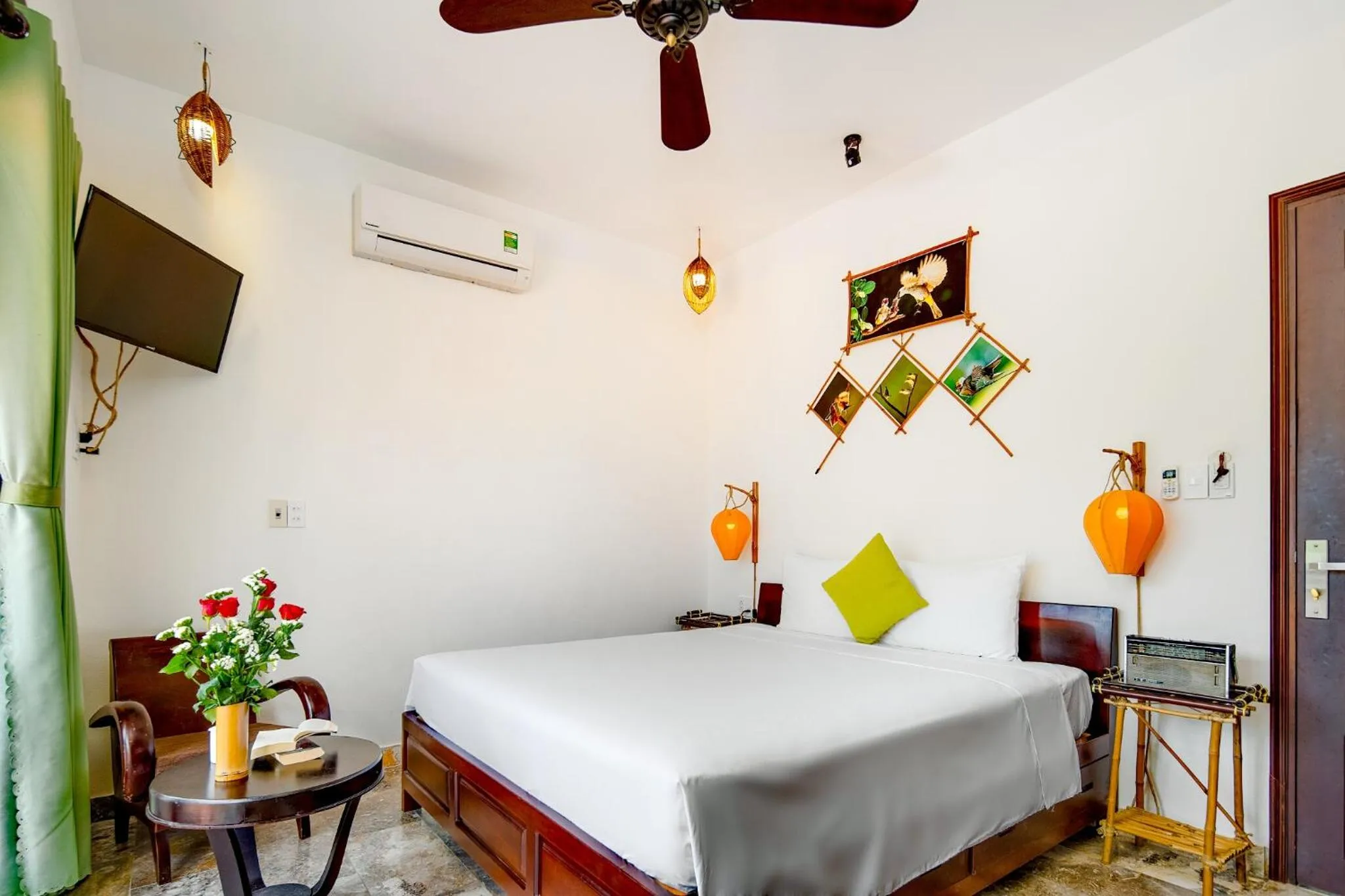 Library, Bed in AnBang Morning Glory Beach Homestay 호이안 안방비치 숙소호텔