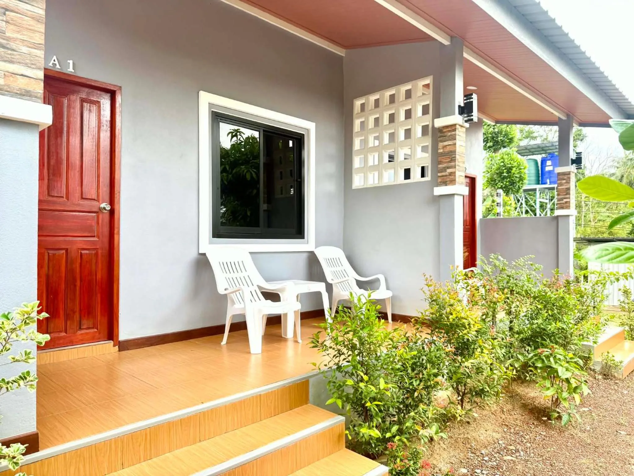 Balcony/Terrace in Asama Bungalow
