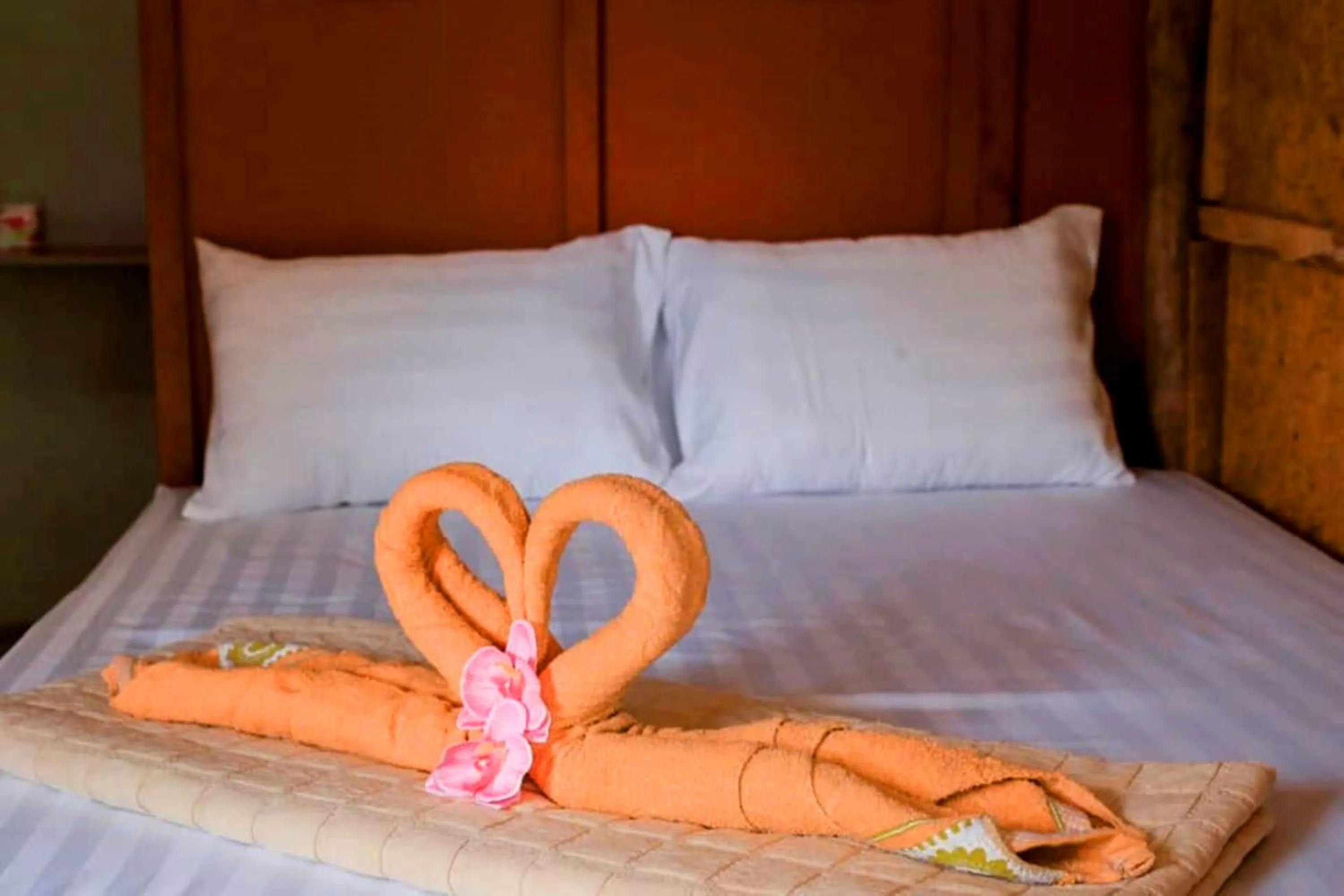 Bed in Asama Bungalow