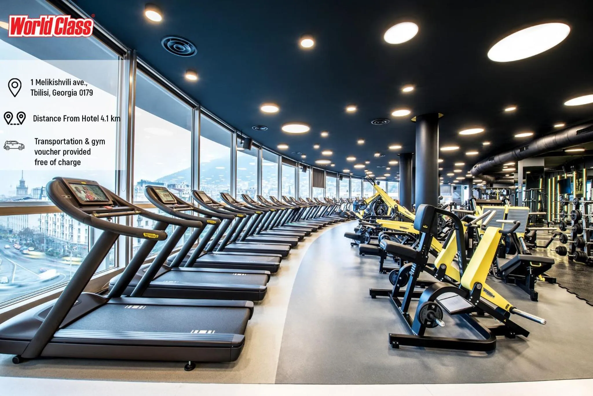 Fitness centre/facilities in IOTA Hotel Tbilisi