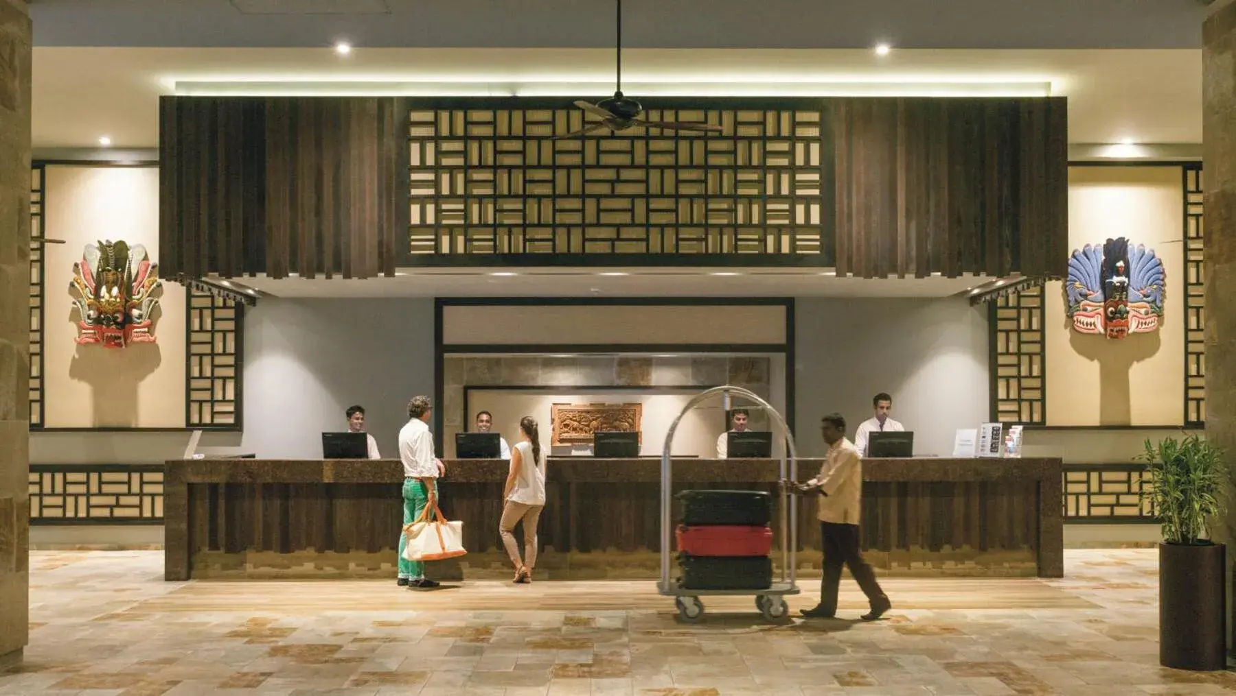 Lobby or reception in Riu Sri Lanka All Inclusive Lobby or reception in Riu Sri Lanka All Inclusive