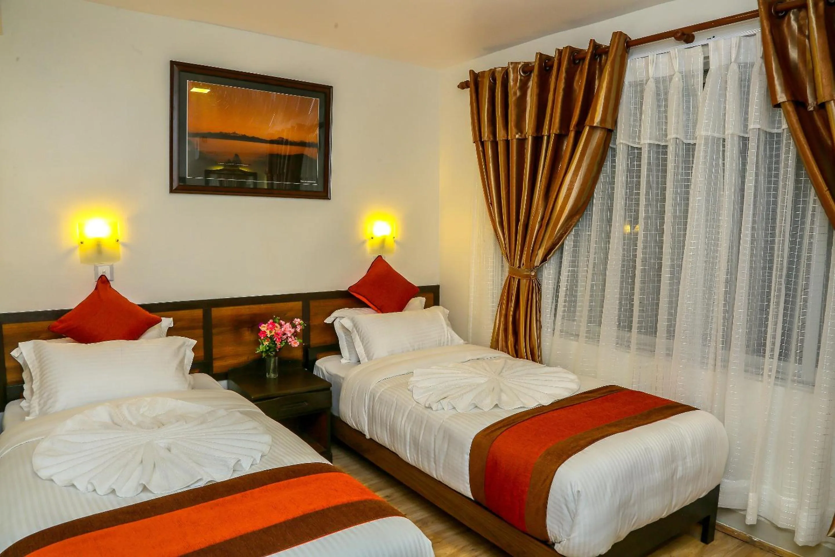 Photo of the whole room, Bed in Hotel Himalayan Oasis