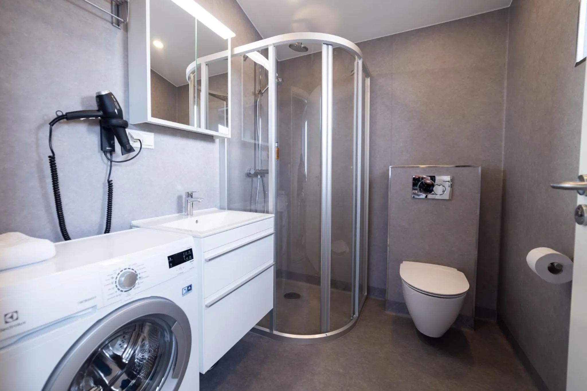 Bathroom in Miðhraun - Lava resort & Restaurant