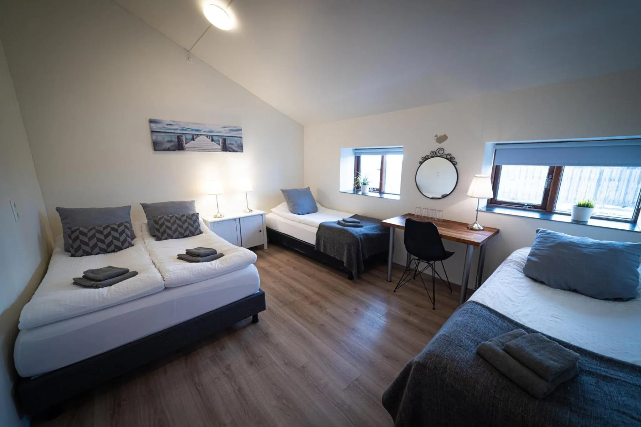 Bedroom, Bed in Miðhraun - Lava resort & Restaurant