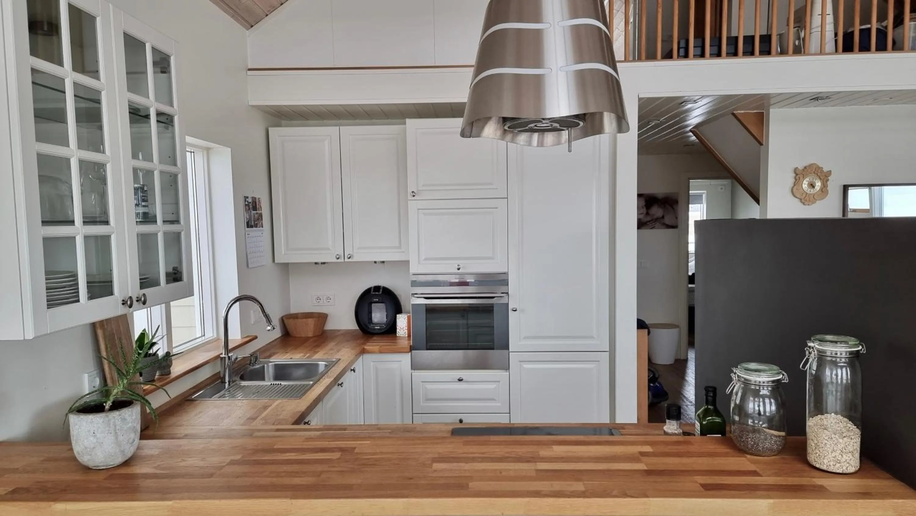 Kitchen or kitchenette in Miðhraun - Lava resort & Restaurant