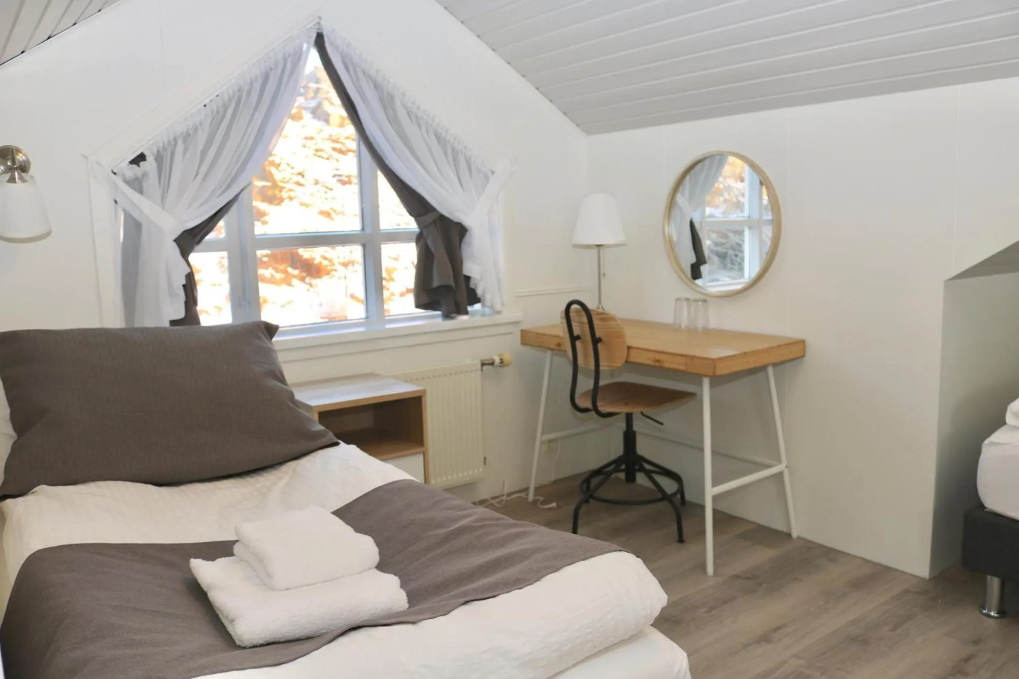 Bedroom, Bed in Miðhraun - Lava resort & Restaurant