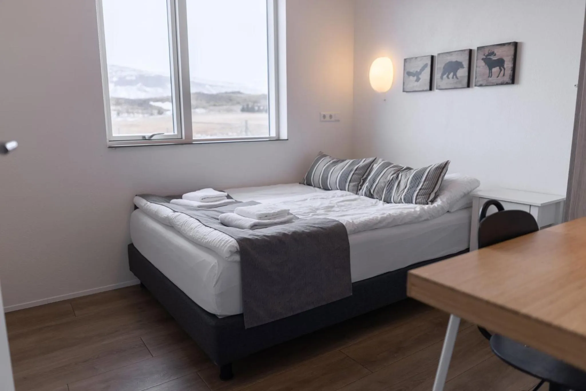 Bedroom, Bed in Miðhraun - Lava resort & Restaurant