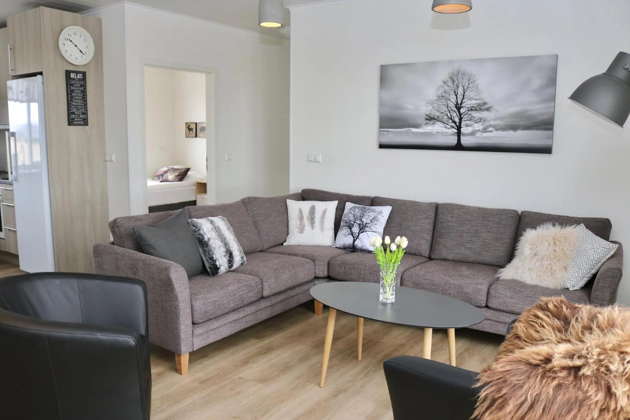 Living room in Miðhraun - Lava resort & Restaurant