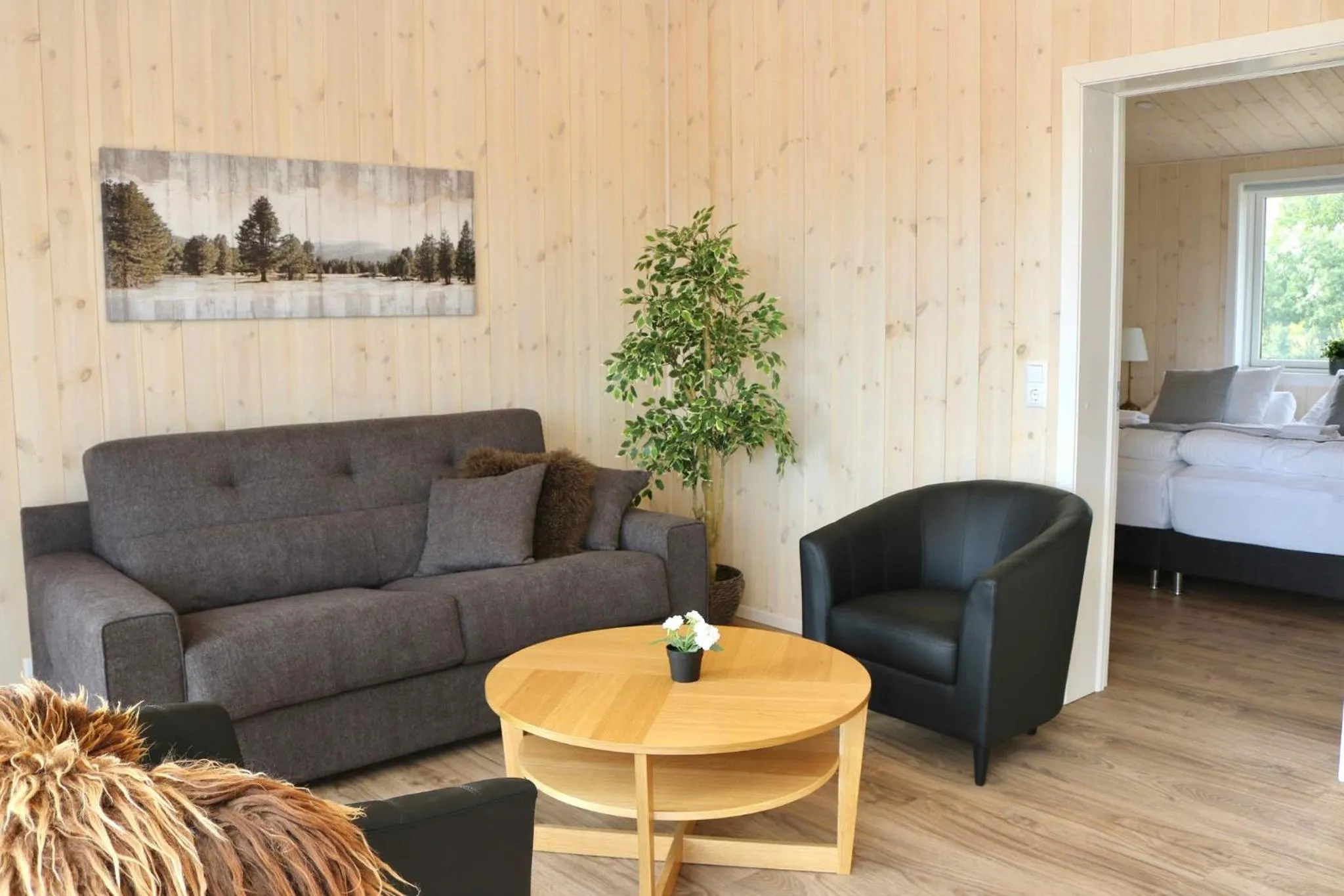 Living room in Miðhraun - Lava resort & Restaurant