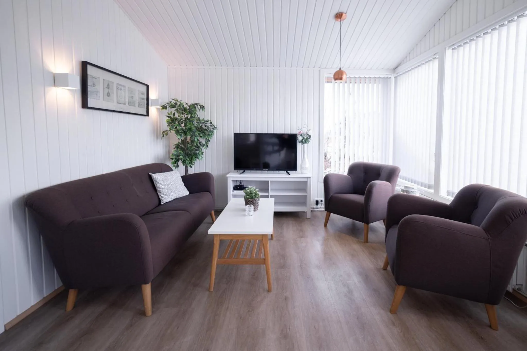 Living room in Miðhraun - Lava resort & Restaurant