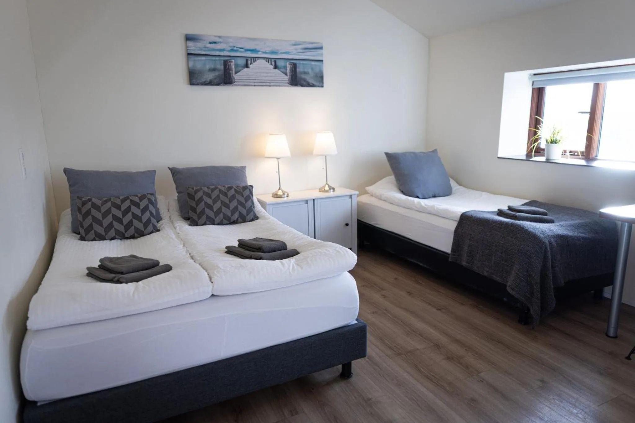 Bedroom, Bed in Miðhraun - Lava resort & Restaurant