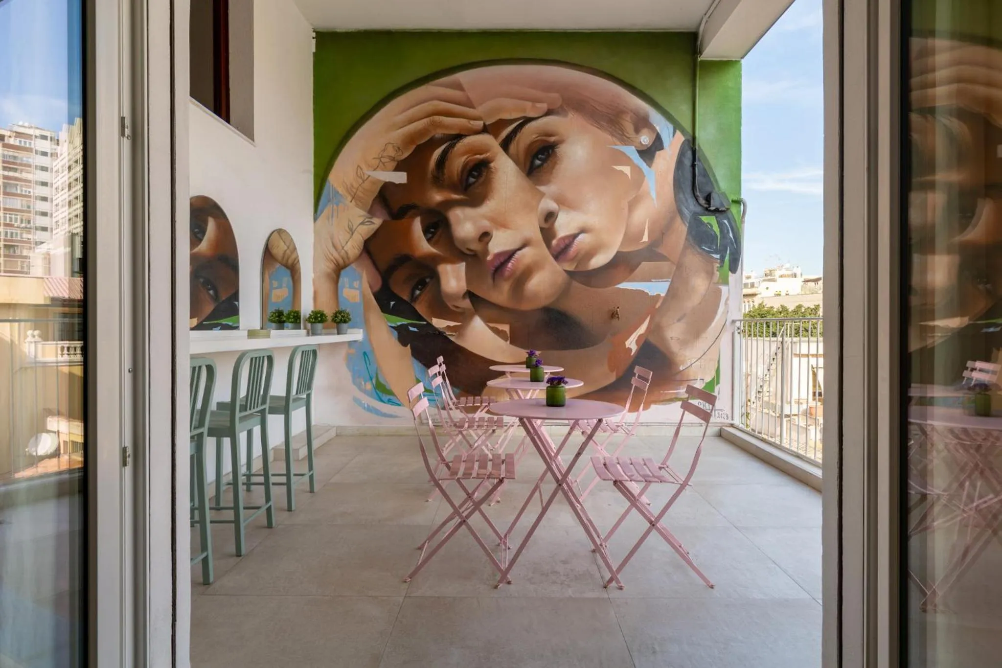 Patio in Spacebility City - self check-in