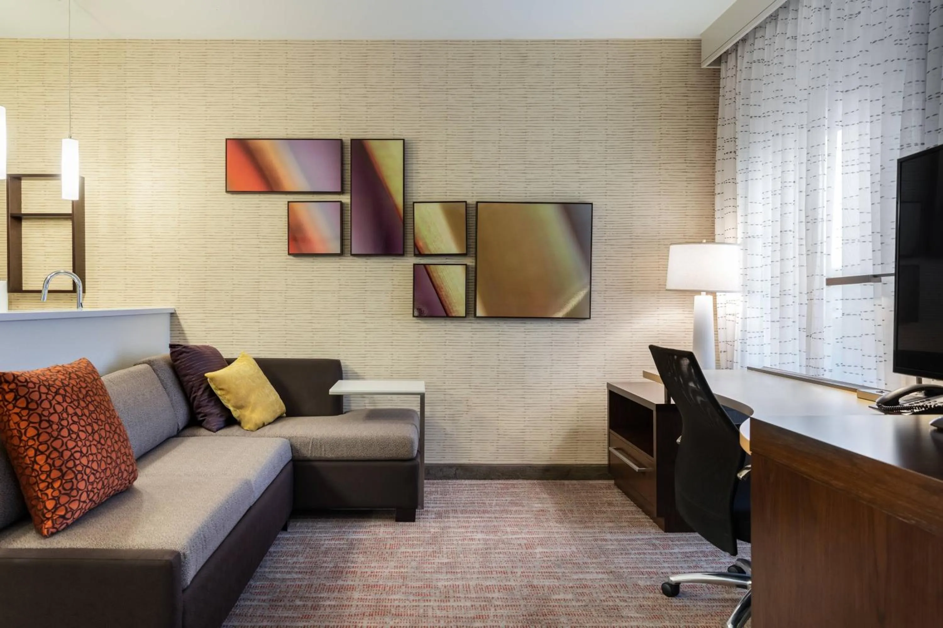 Living room in Residence Inn by Marriott Dallas Plano/Richardson at Coit Rd.