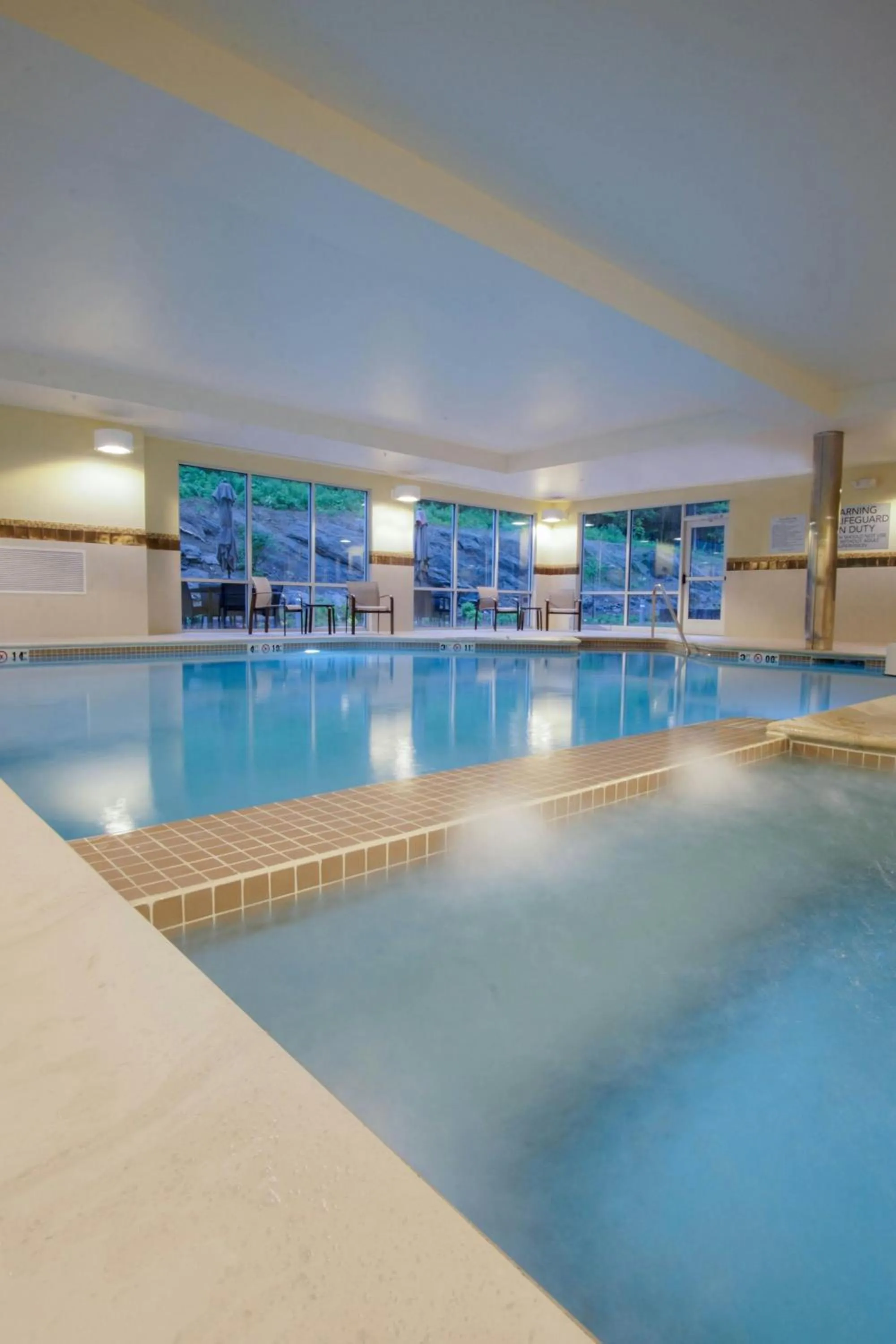 Swimming pool in Courtyard by Marriott Lenox Berkshires